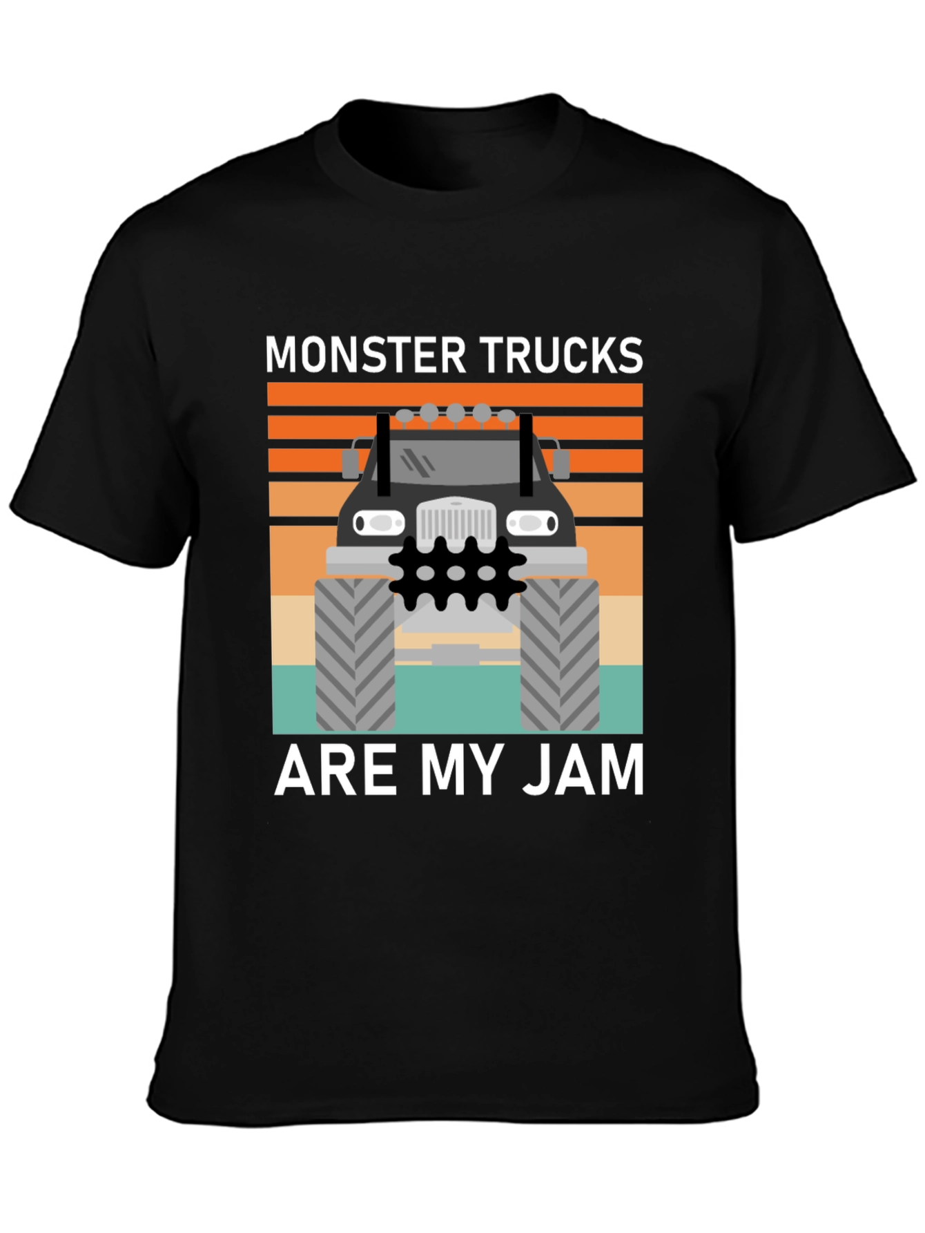 Monster Trucks Are My Jam Graphic T-Shirt