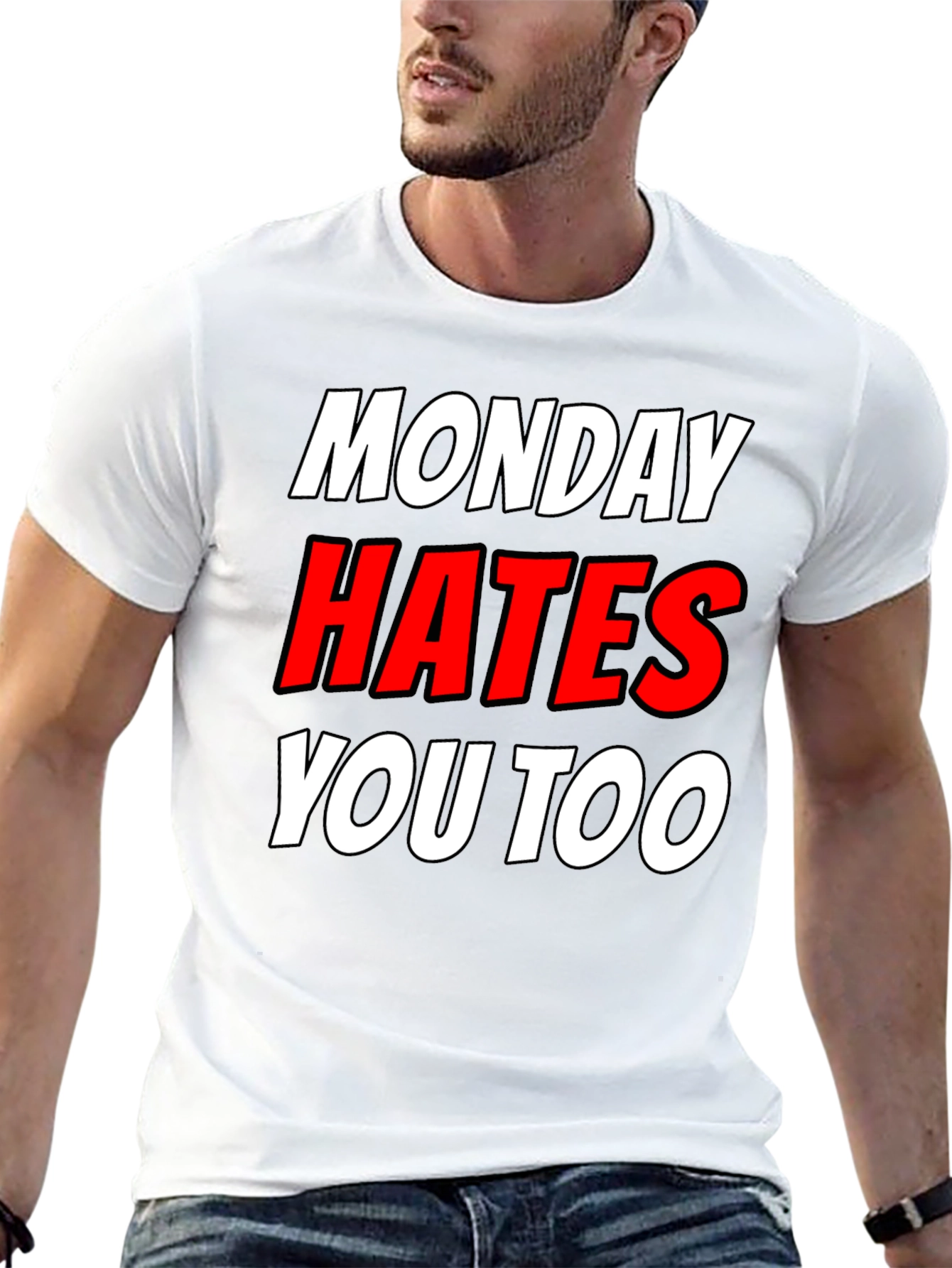 Monday Hates You Too Graphic T-Shirt