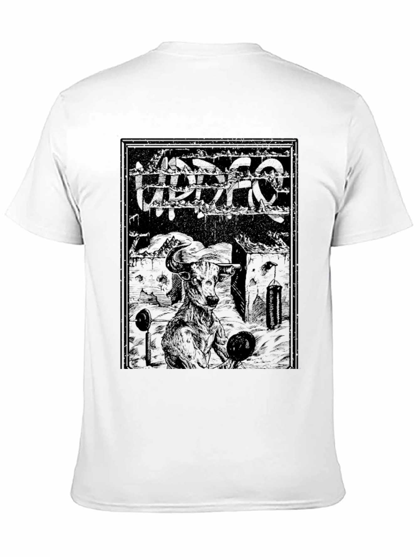 Dark Graphic Print T-Shirt