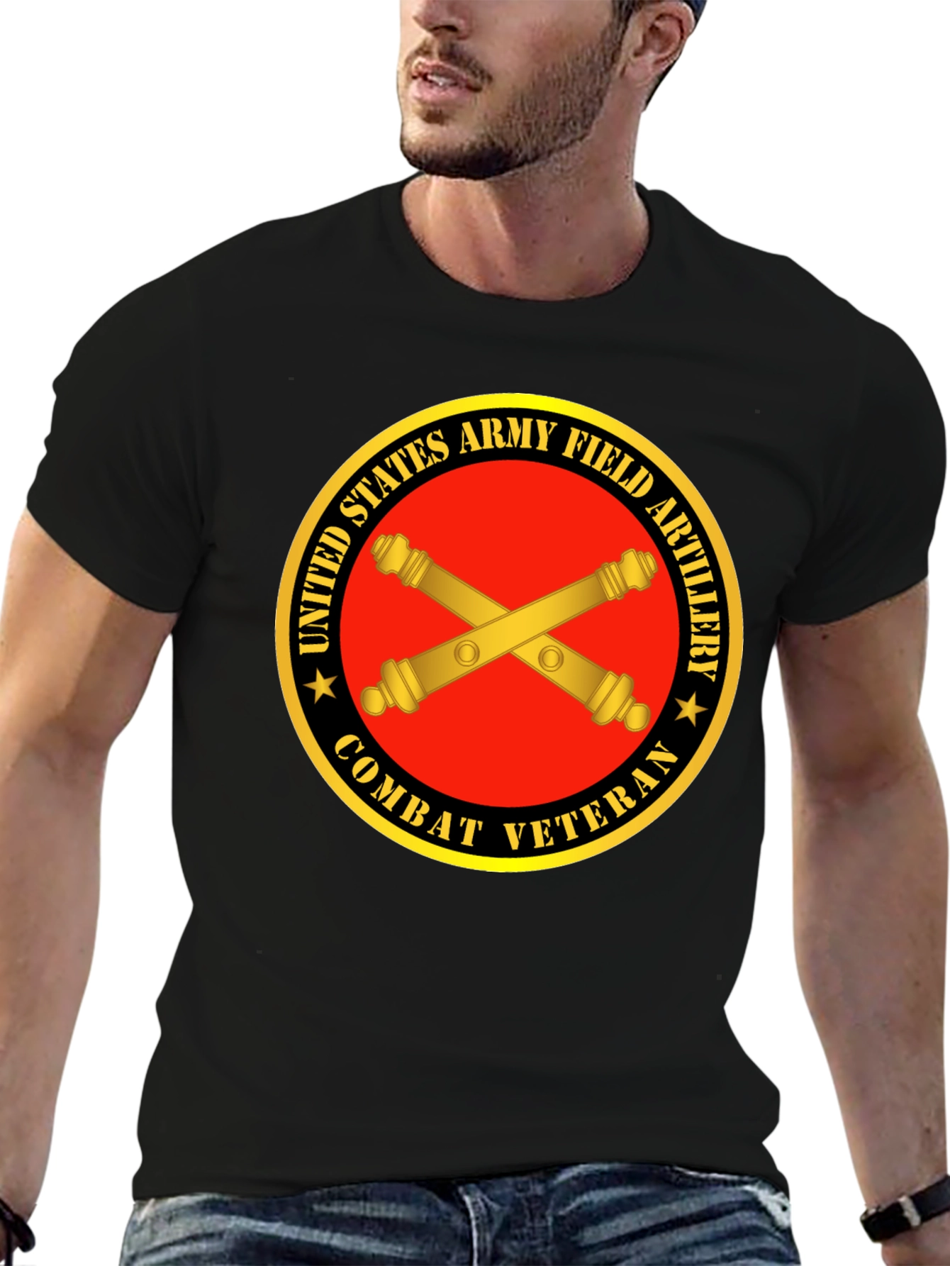 US Army Field Artillery Combat Veteran T-Shirt
