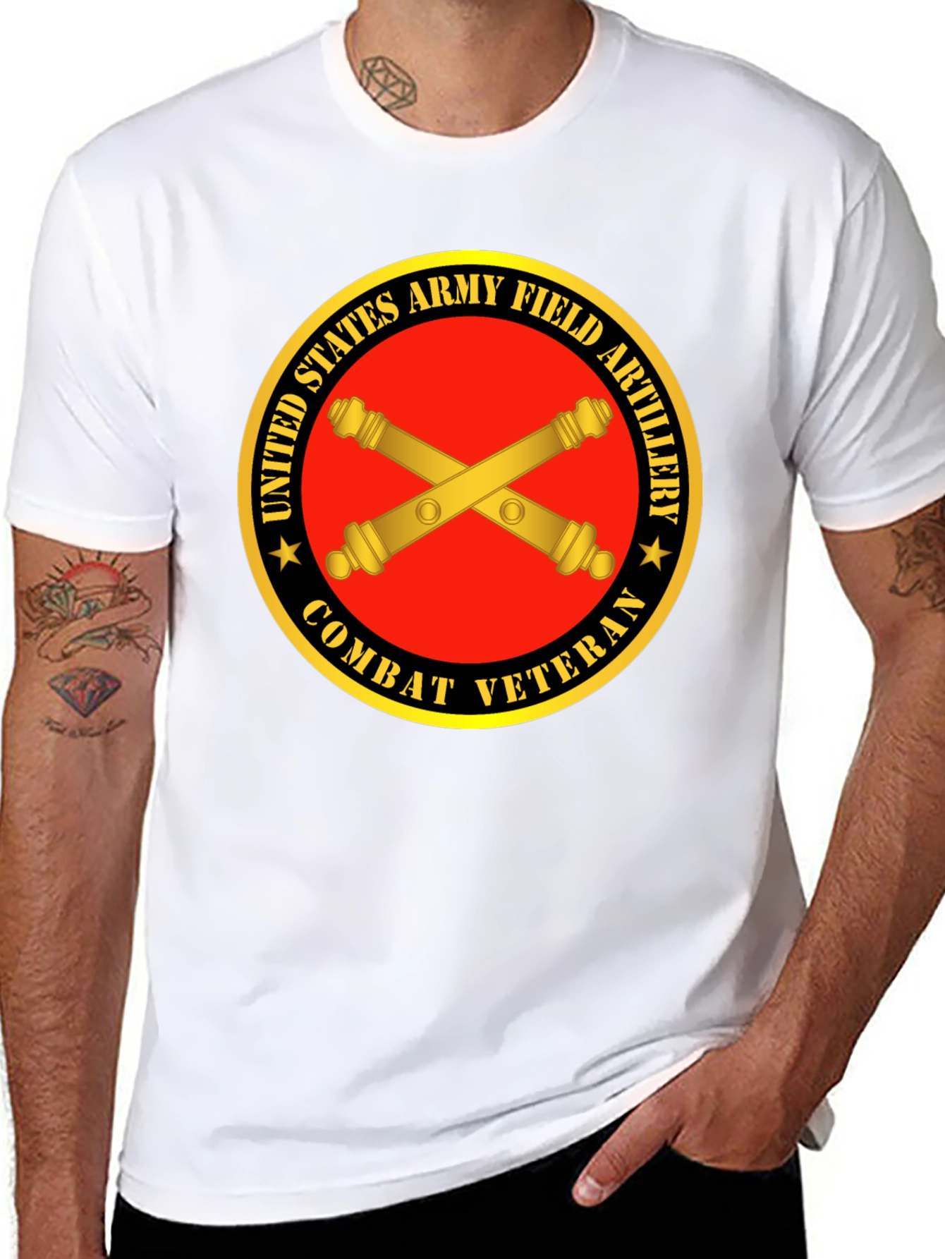 US Army Field Artillery Combat Veteran T-Shirt