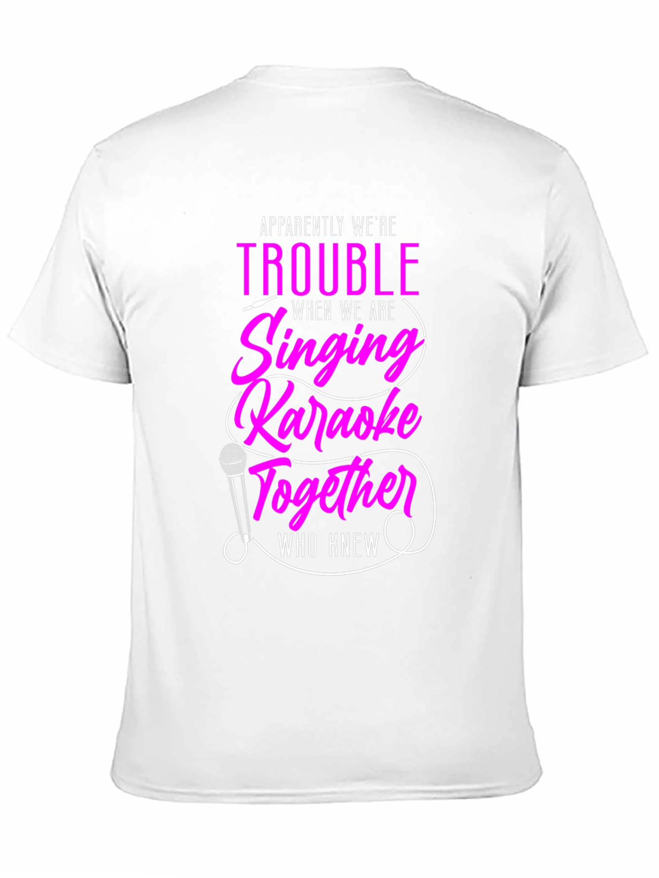 Karaoke Trouble Graphic Tee - Black