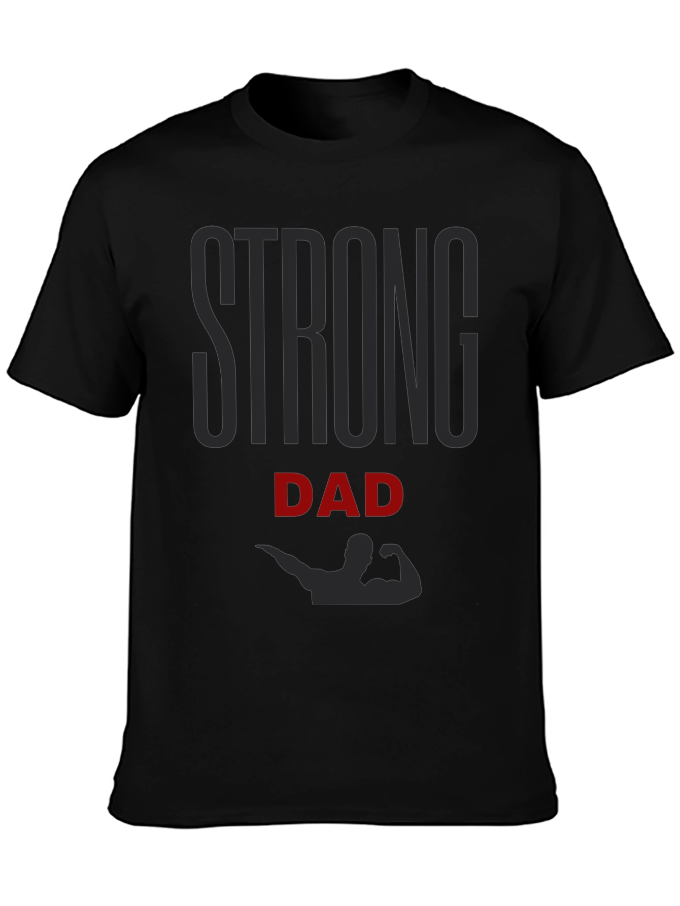 Strong Dad Graphic Tee - Black