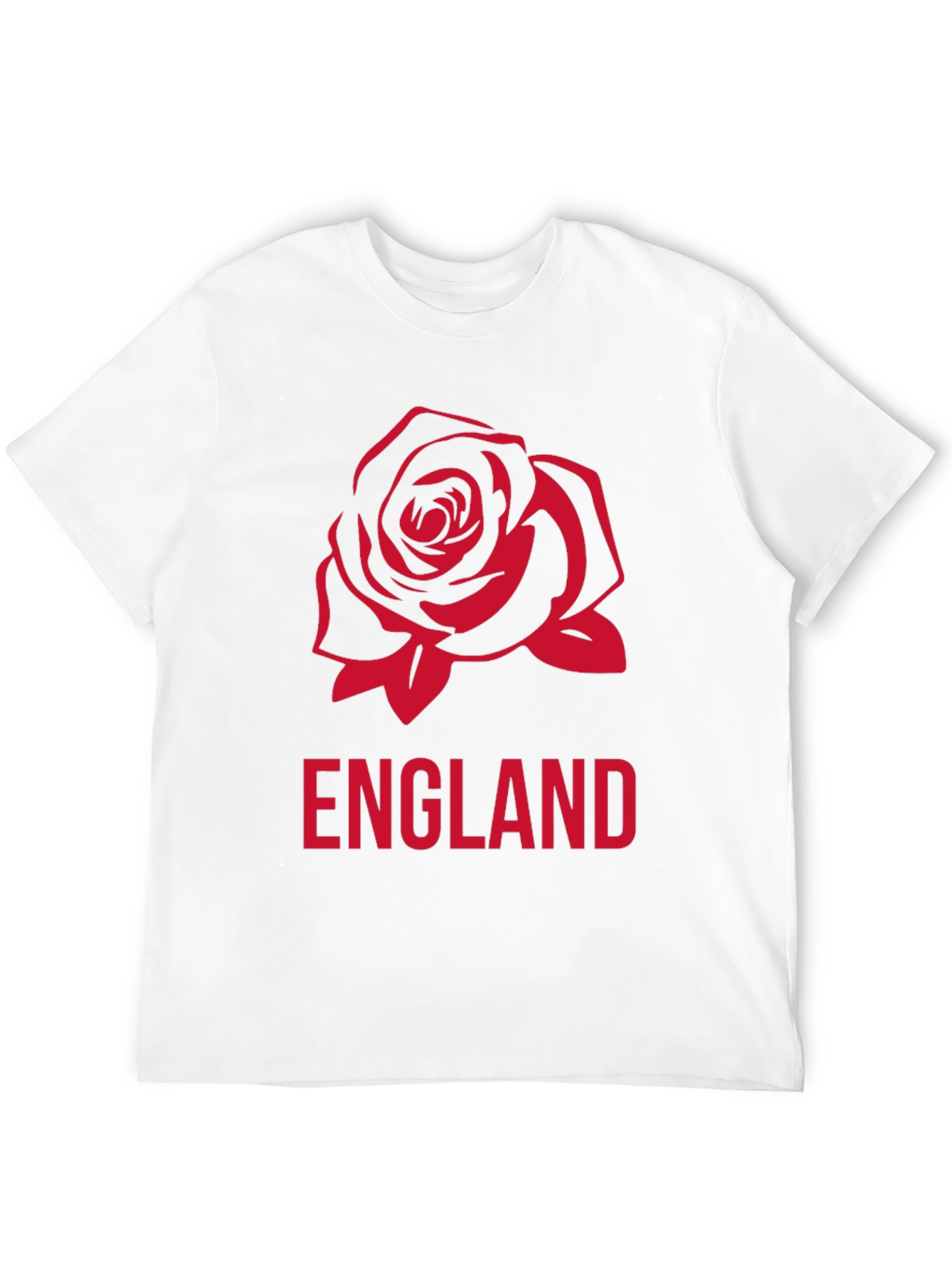 England Rose Graphic Tee - Classic Black T-Shirt
