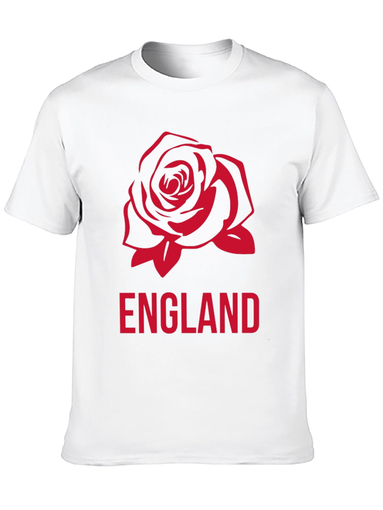 England Rose Graphic Tee - Classic Black T-Shirt