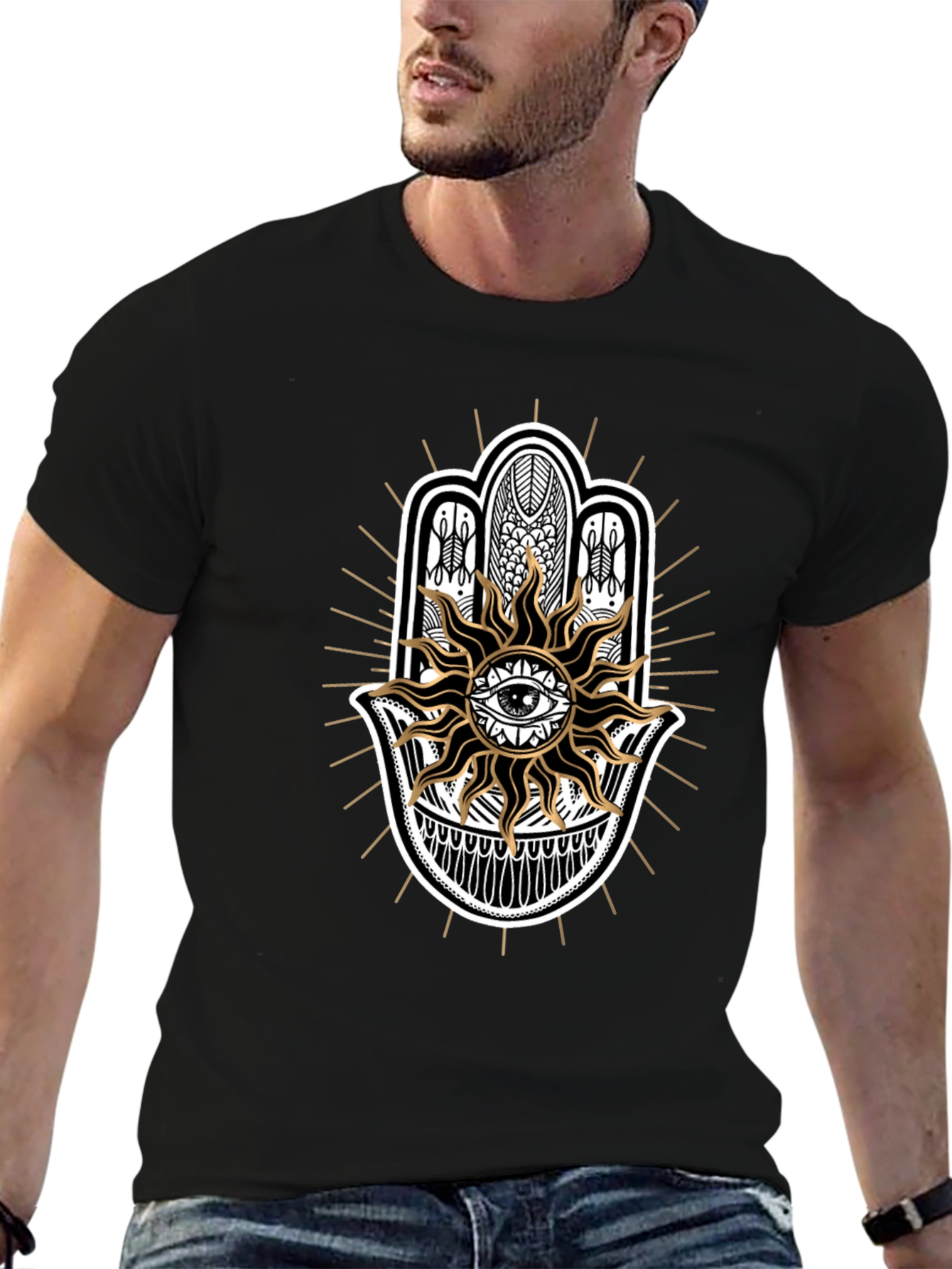 Hamsa Hand Eye T-Shirt - Graphic Tee