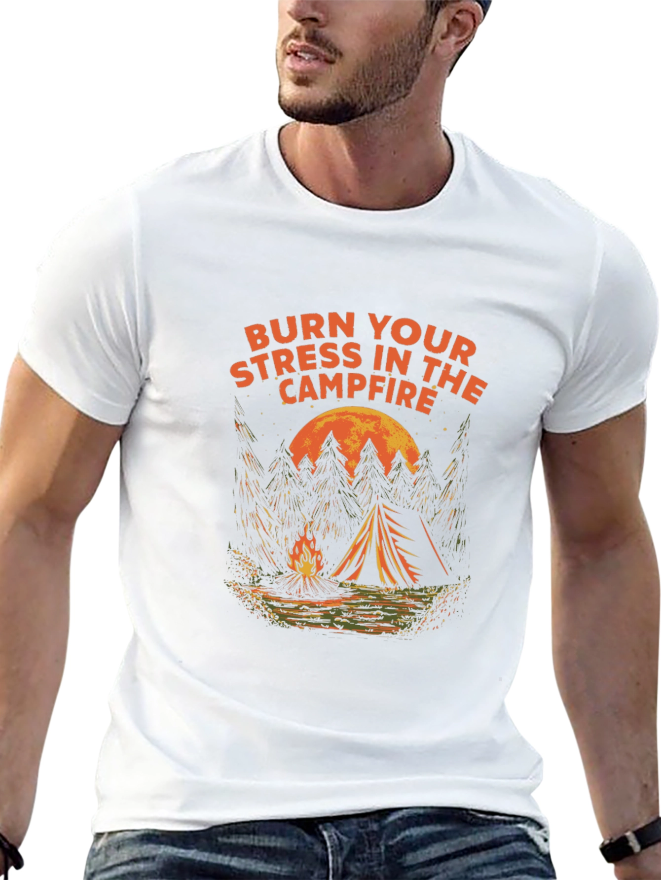 Campfire Stress Relief T-Shirt