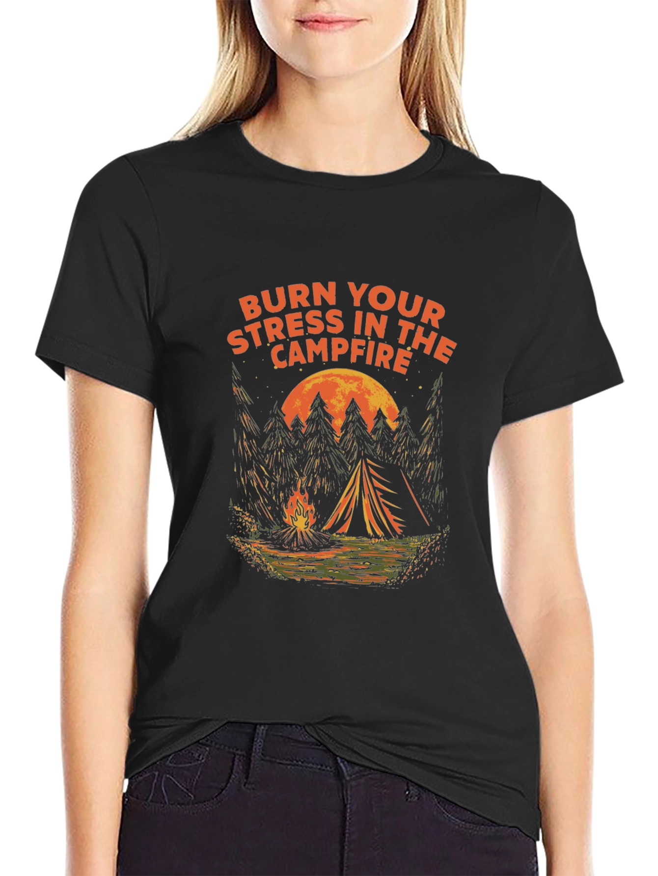 Campfire Stress Relief T-Shirt