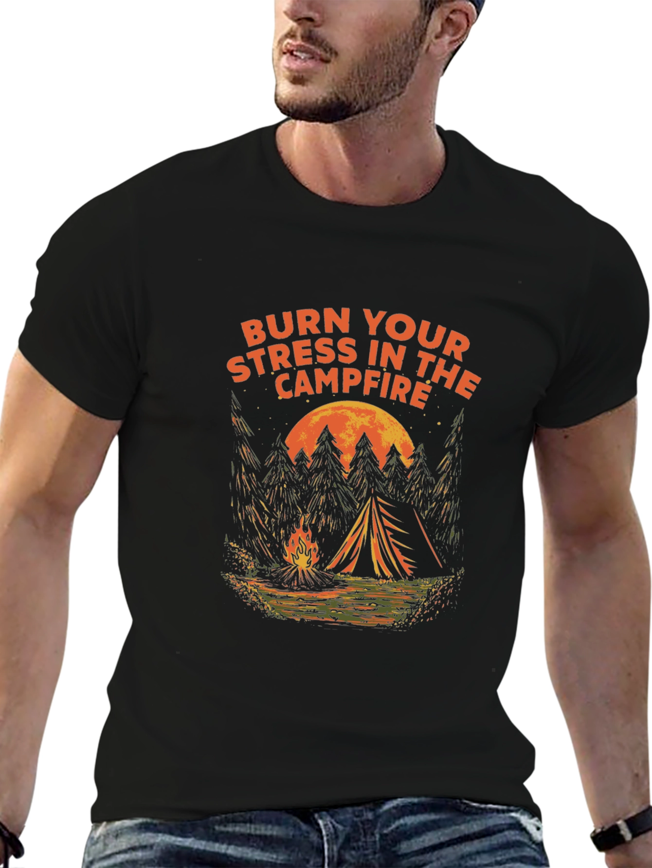 Campfire Stress Relief T-Shirt
