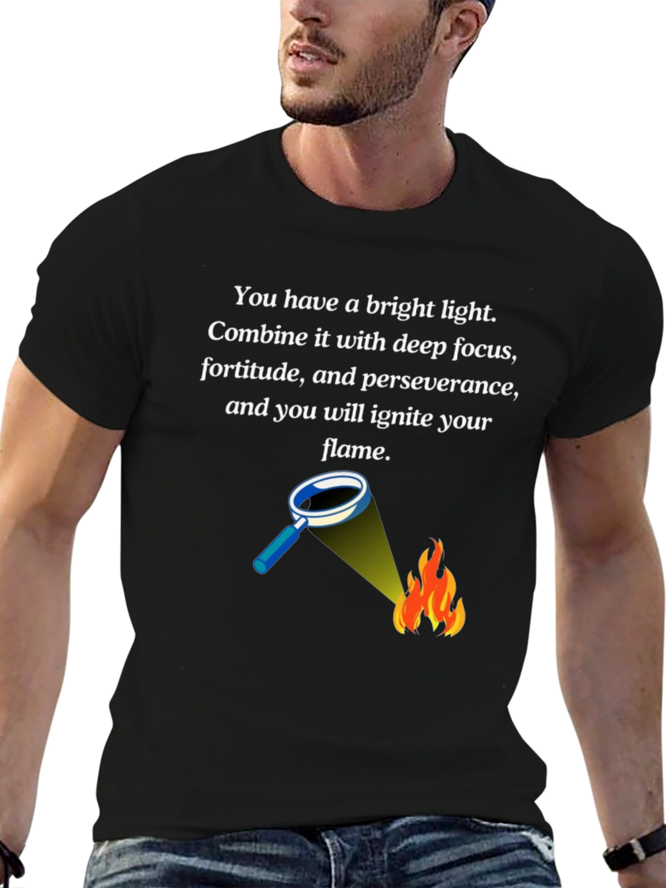 Inspiring Flame T-Shirt: Ignite Your Potential