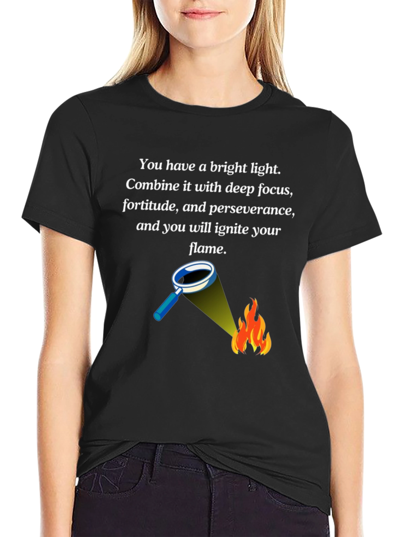 Inspiring Flame T-Shirt: Ignite Your Potential