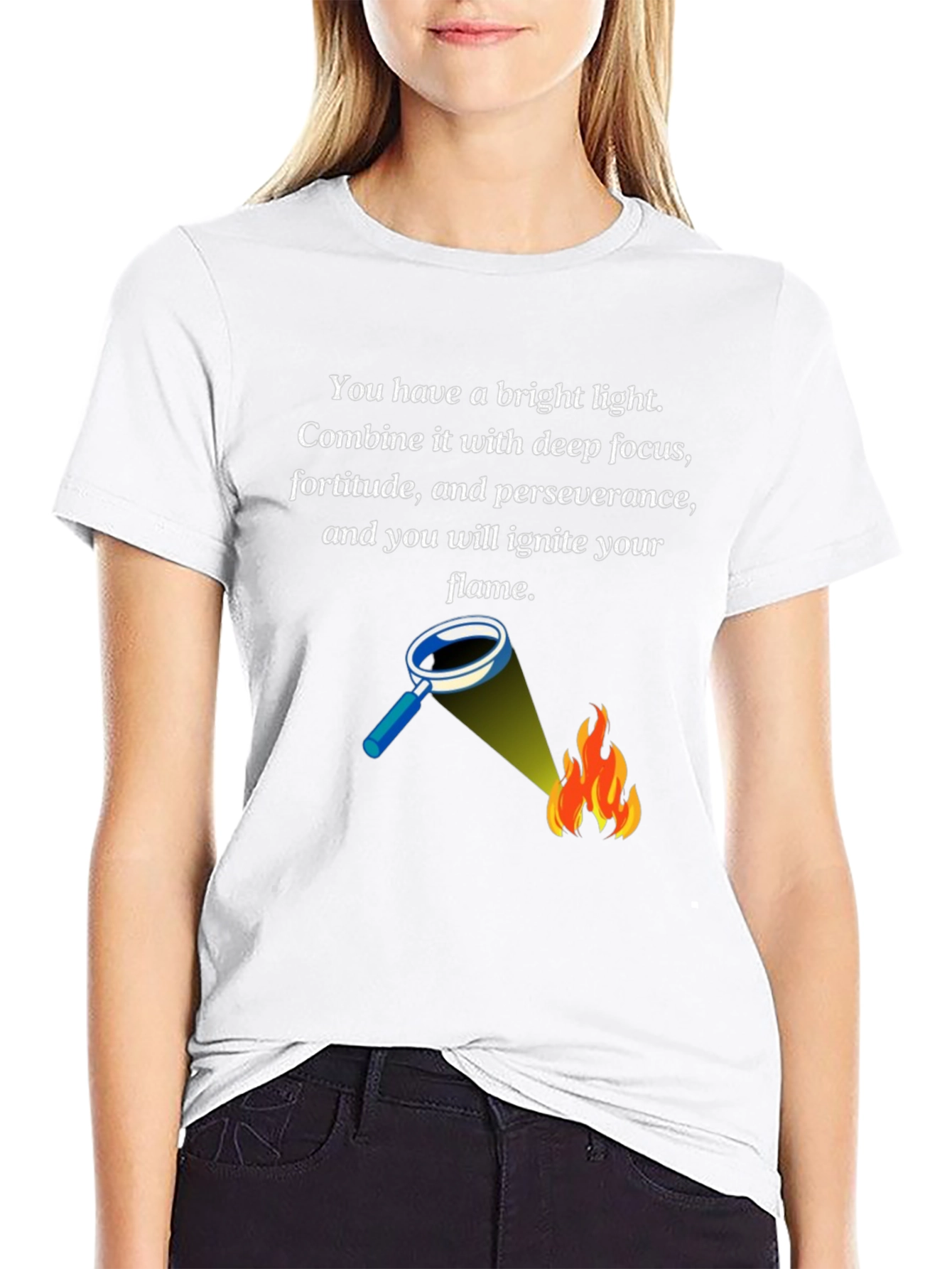 Inspiring Flame T-Shirt: Ignite Your Potential