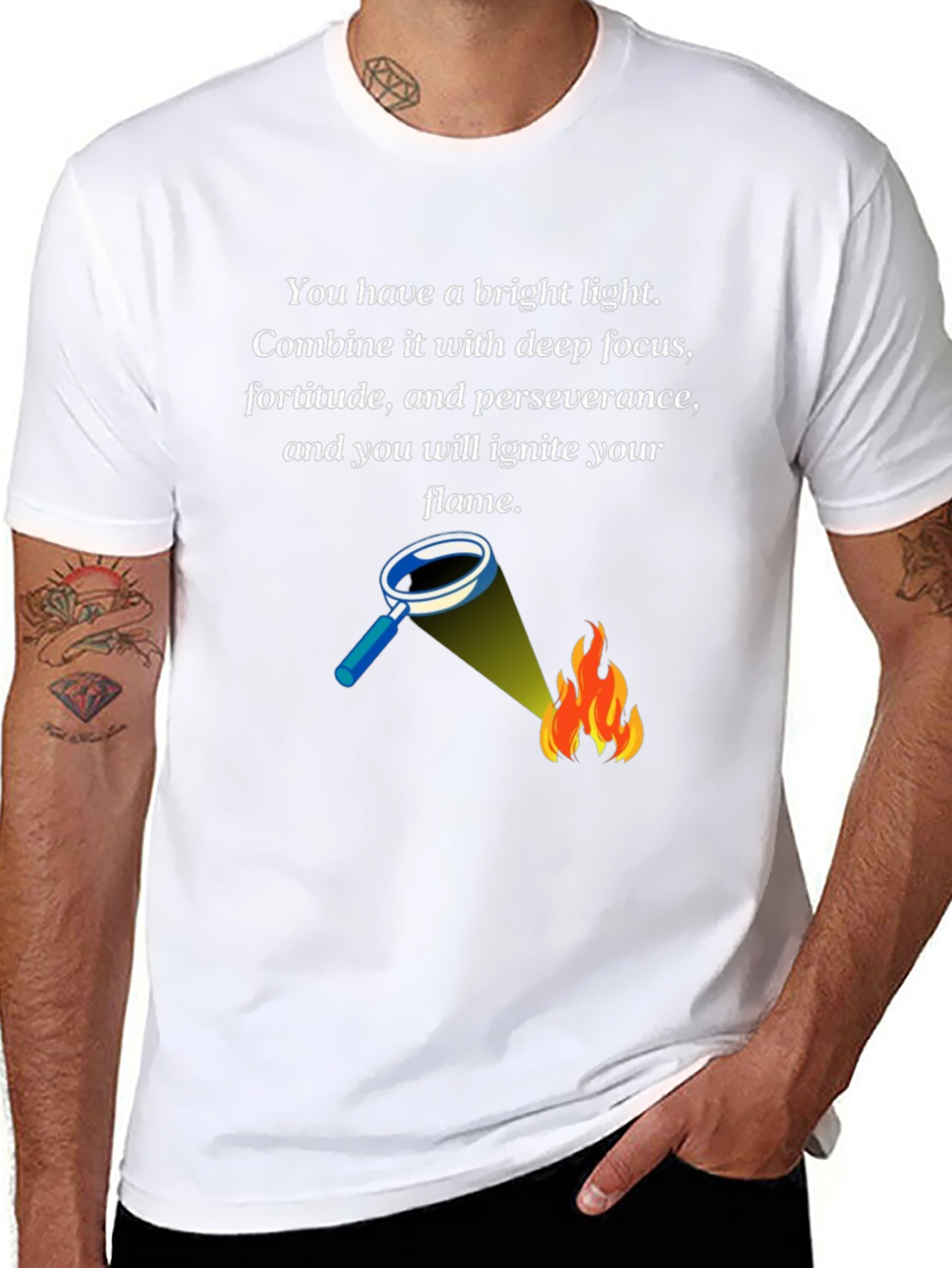 Inspiring Flame T-Shirt: Ignite Your Potential