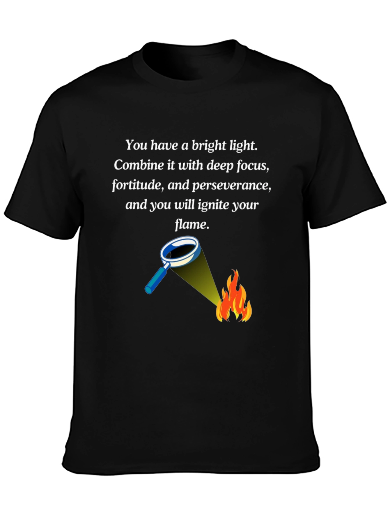 Inspiring Flame T-Shirt: Ignite Your Potential