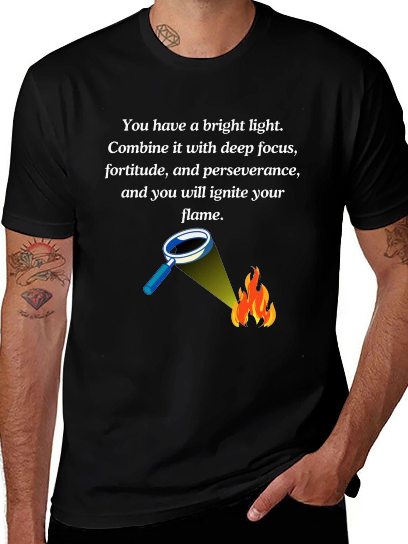 Inspiring Flame T-Shirt: Ignite Your Potential