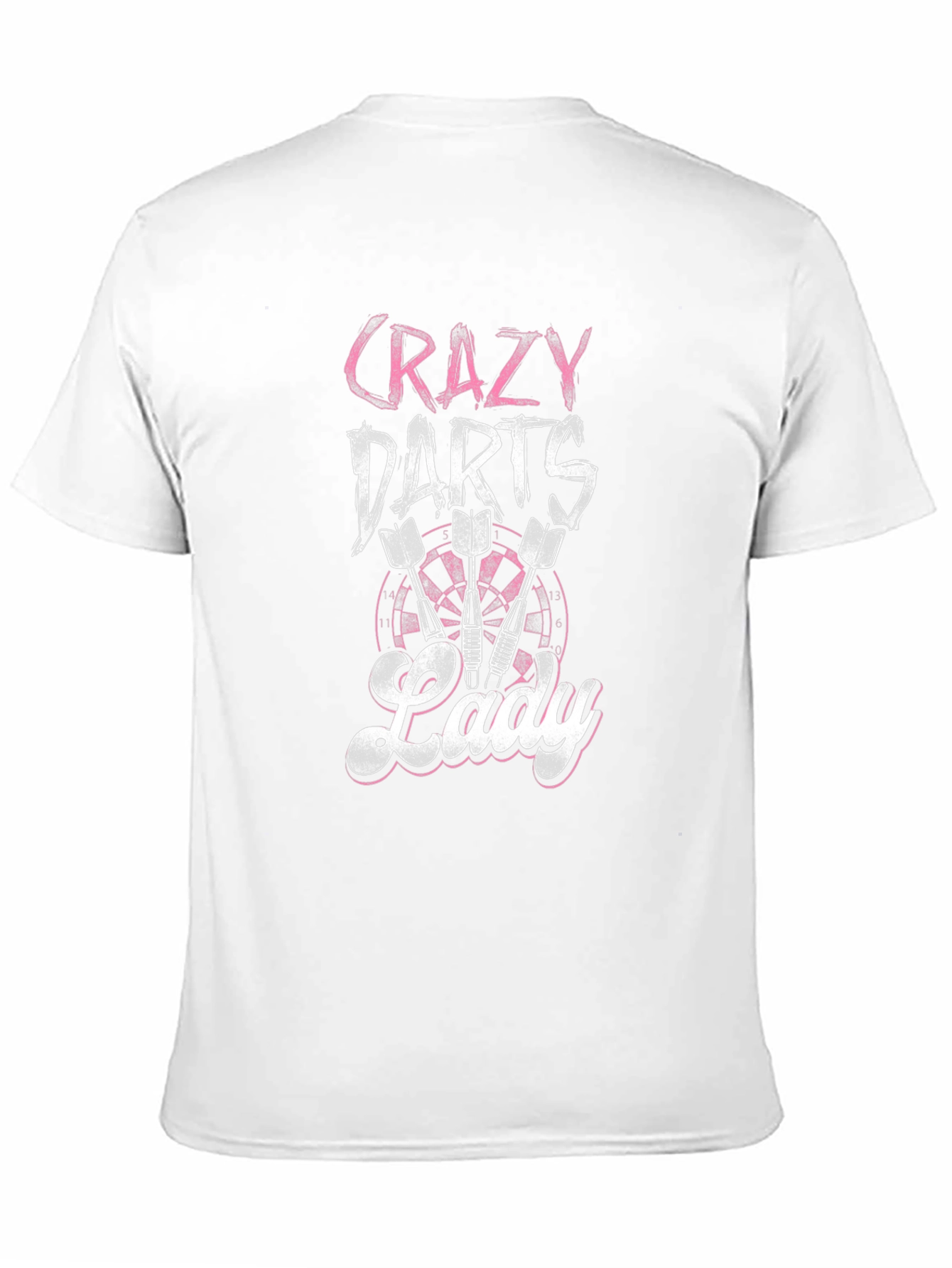 Crazy Darts Lady Black T-Shirt