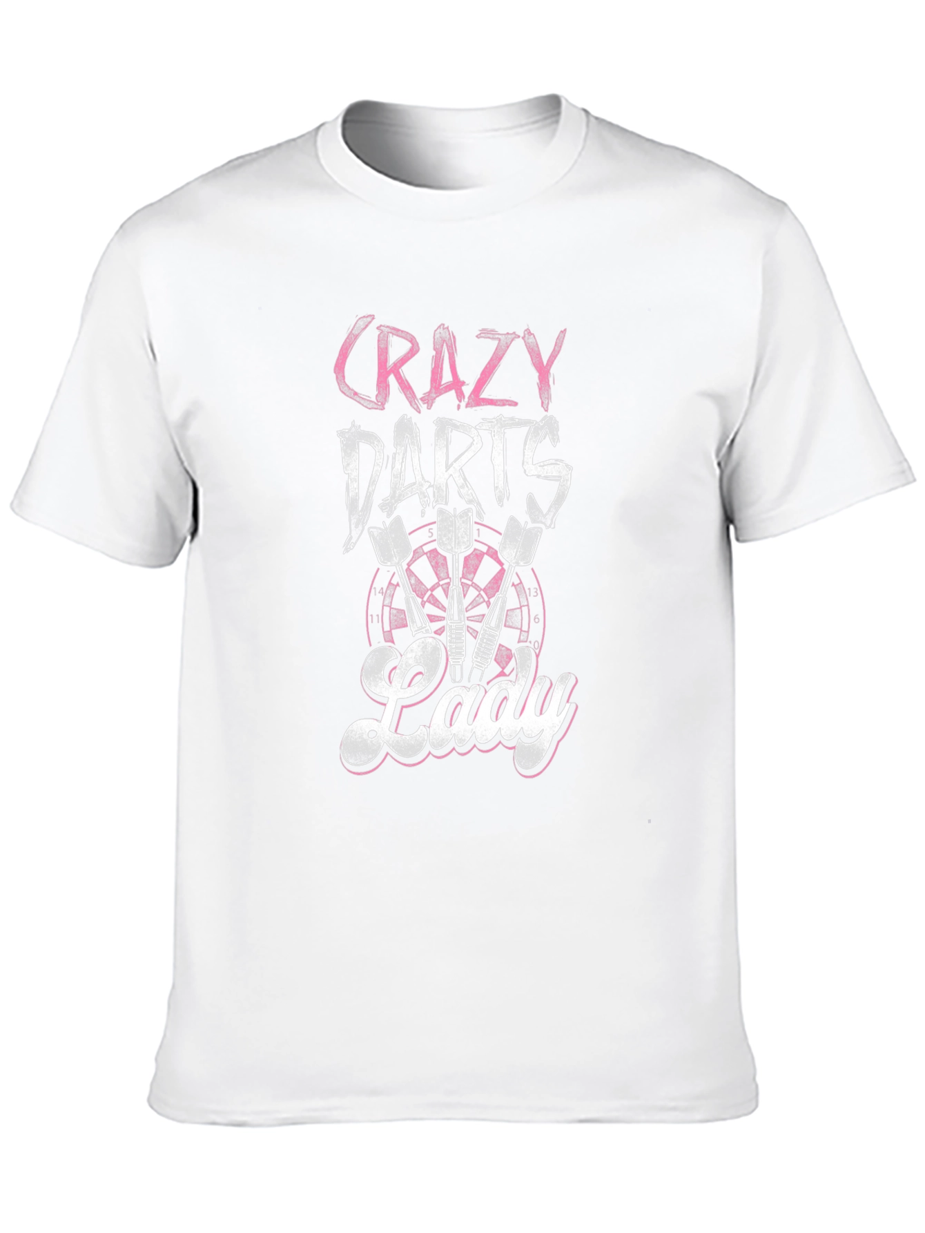 Crazy Darts Lady Black T-Shirt
