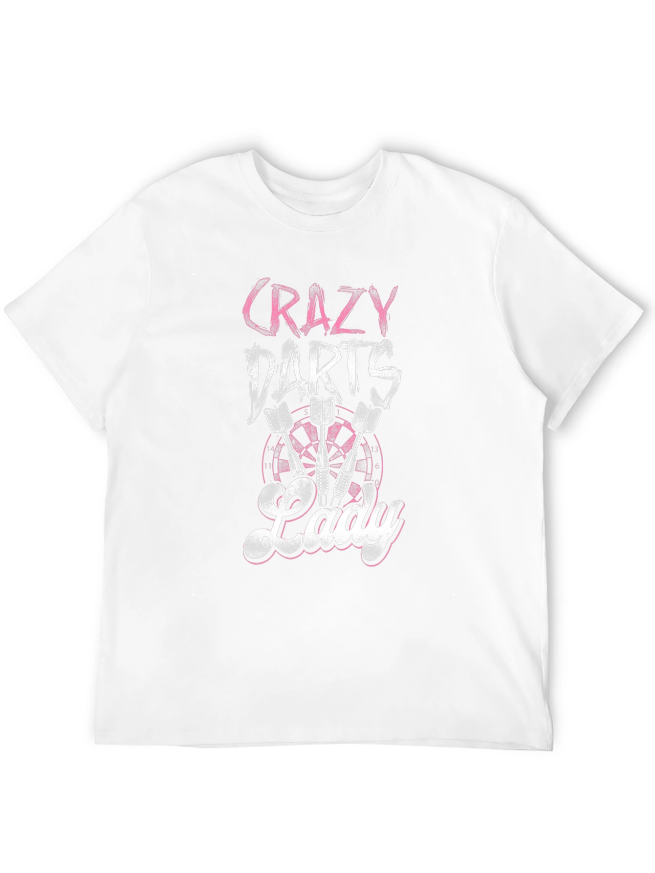 Crazy Darts Lady Black T-Shirt