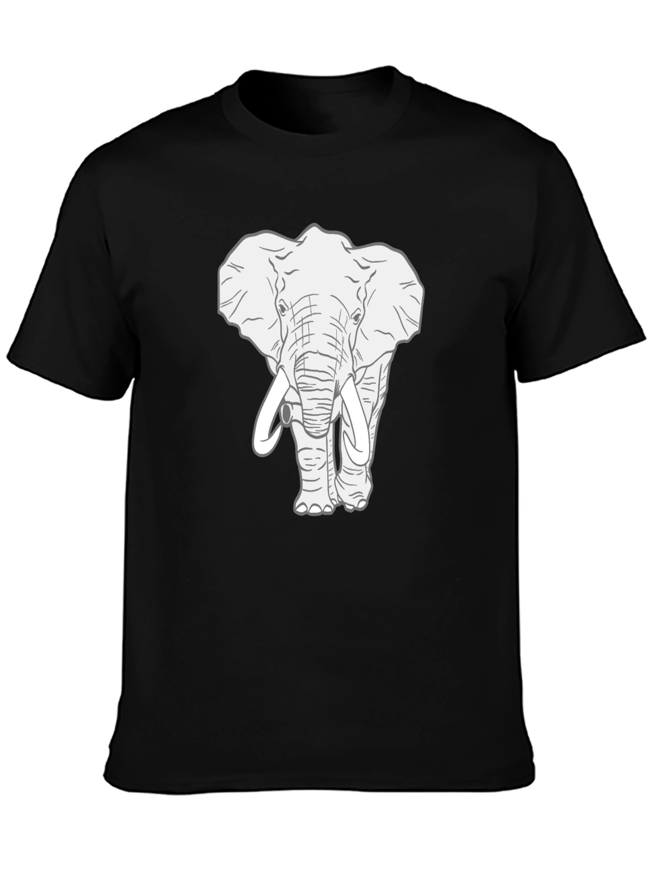 Elephant Graphic Tee - Cool Animal T-Shirt