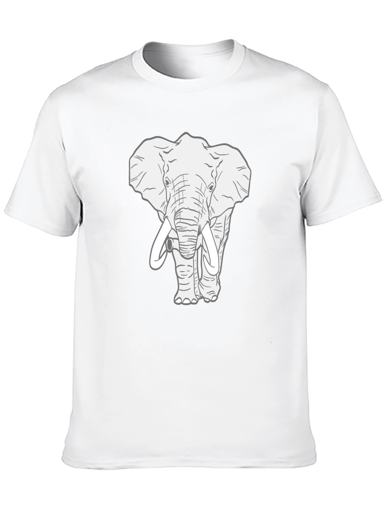 Elephant Graphic Tee - Cool Animal T-Shirt