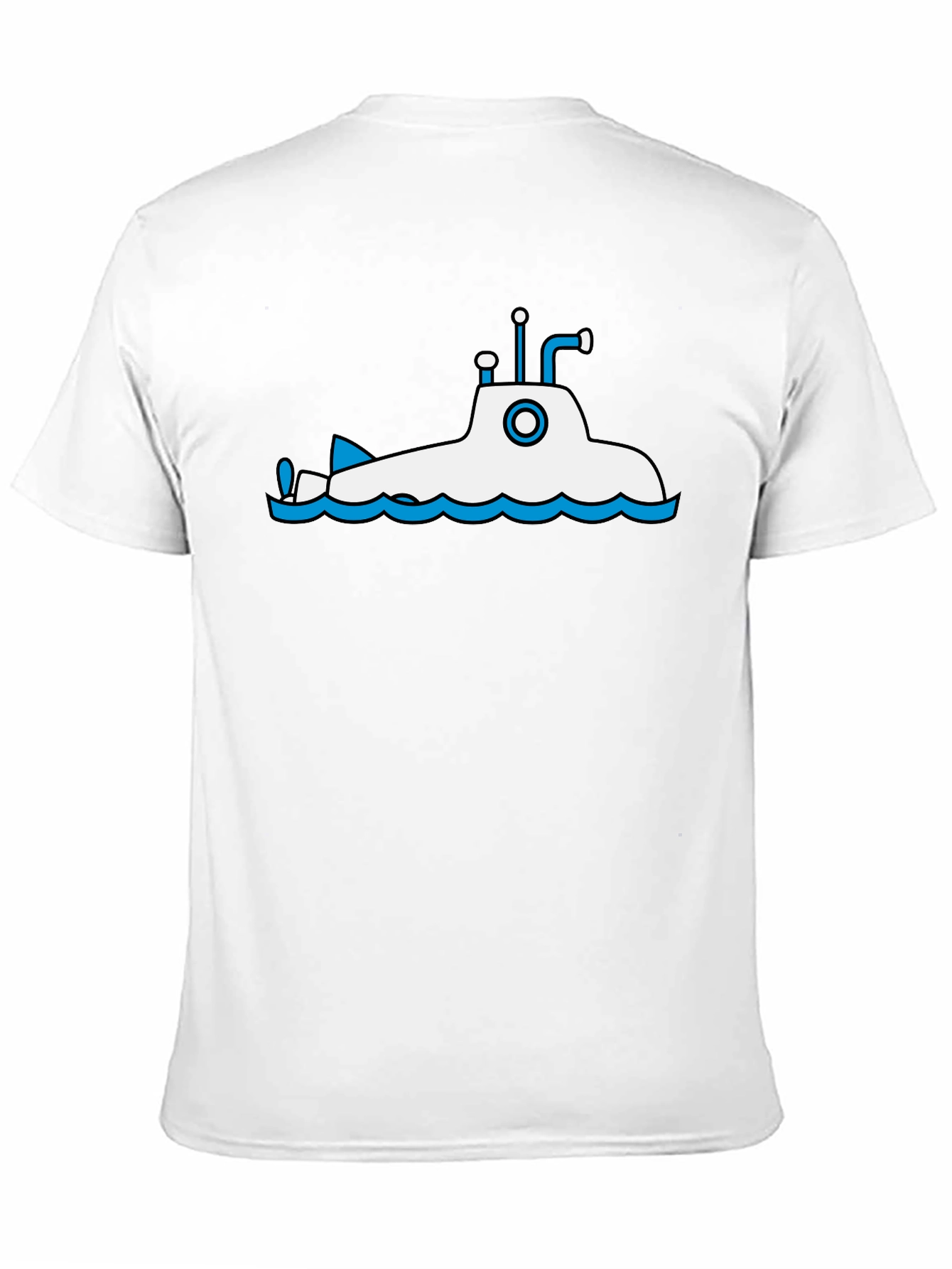 Submarine Graphic Tee - Black Cotton T-Shirt