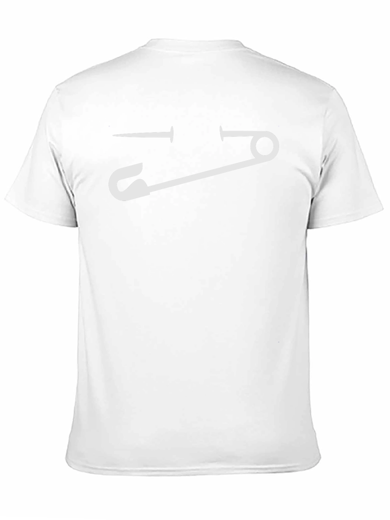 Safety Pin Face Graphic T-Shirt