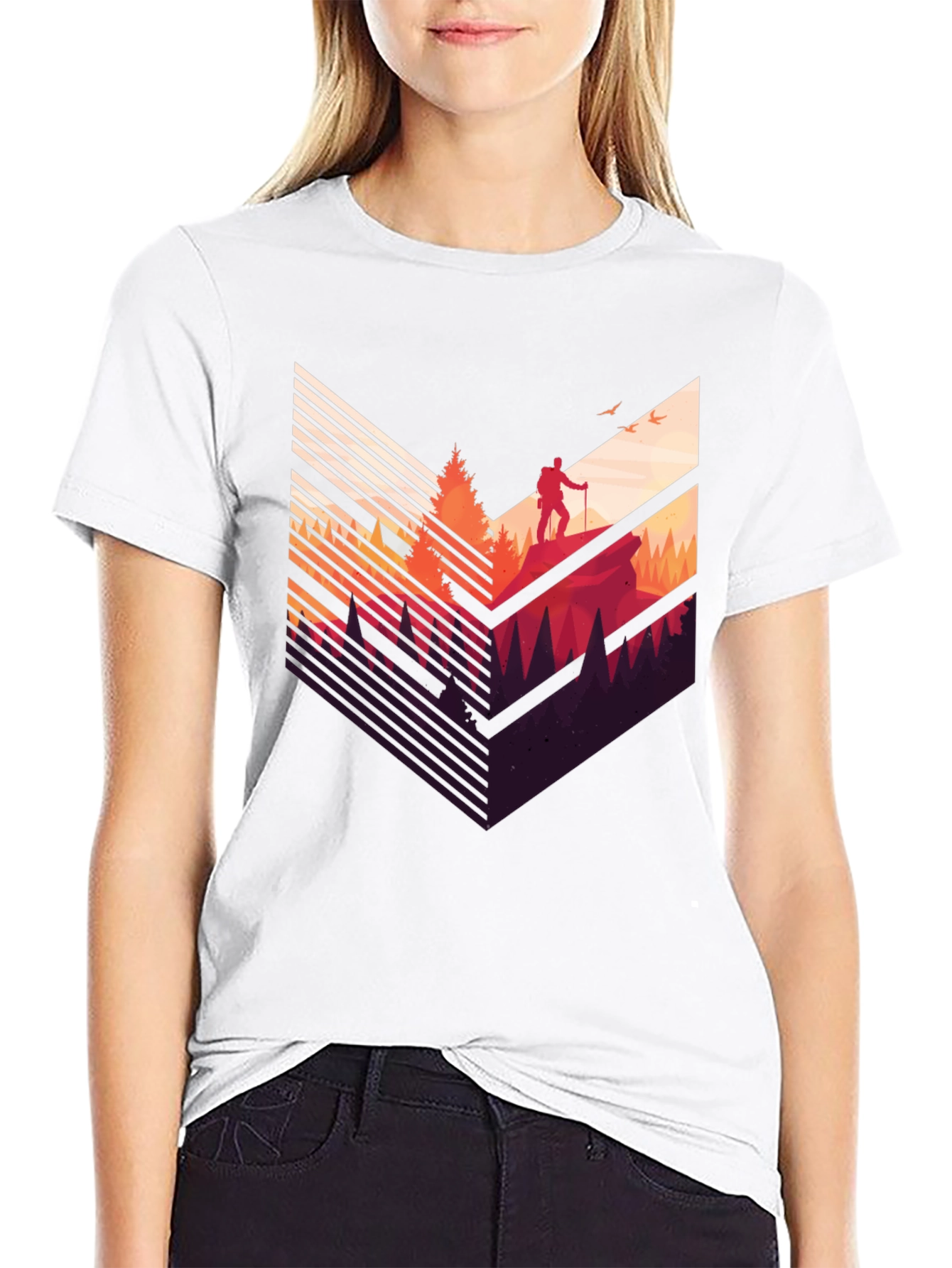 Mountain Hiker Graphic Tee - Adventure Awaits!