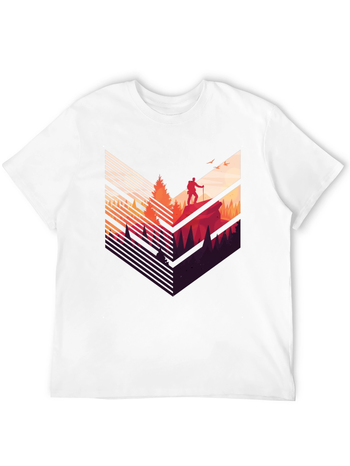 Mountain Hiker Graphic Tee - Adventure Awaits!