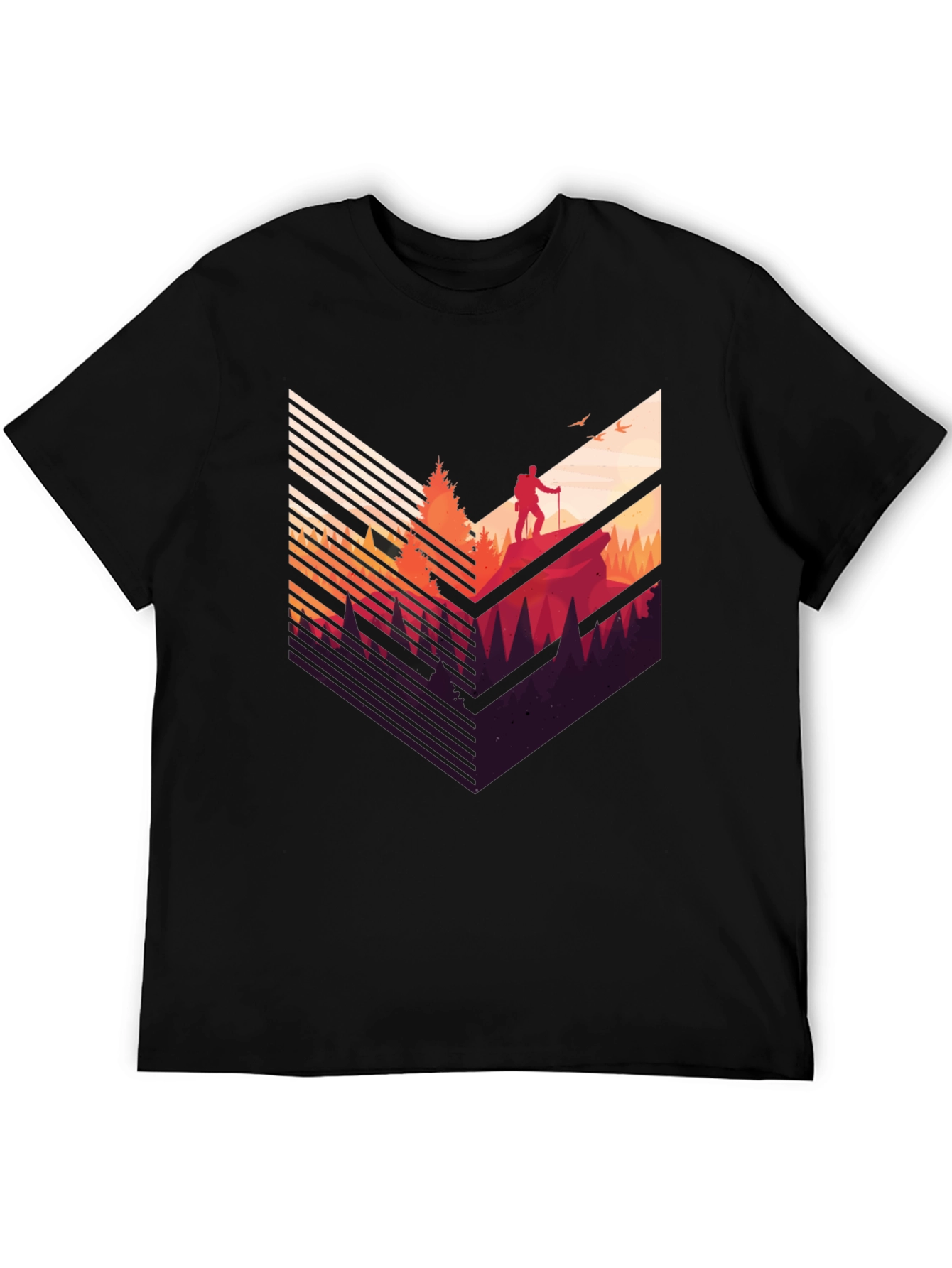 Mountain Hiker Graphic Tee - Adventure Awaits!