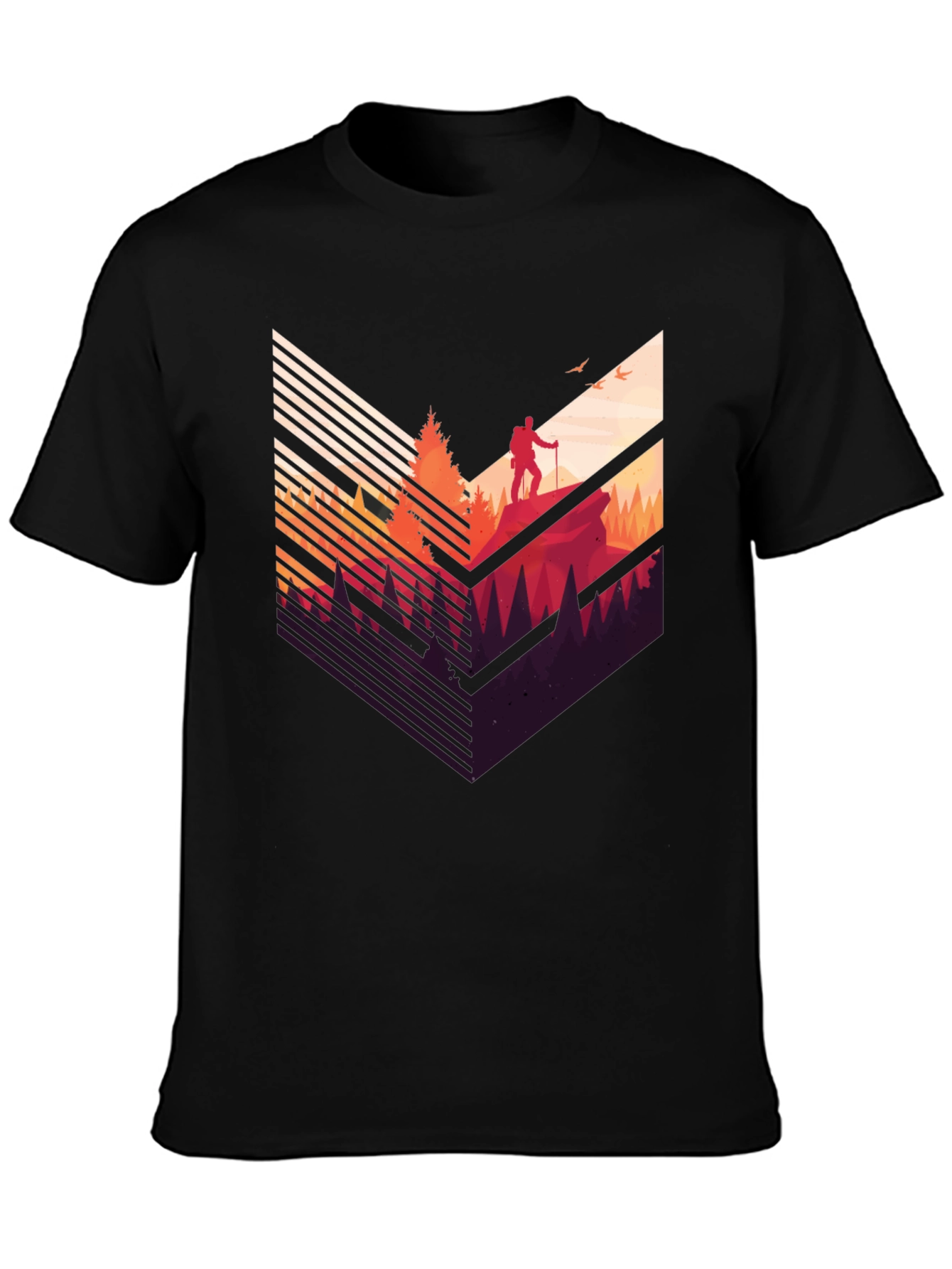 Mountain Hiker Graphic Tee - Adventure Awaits!