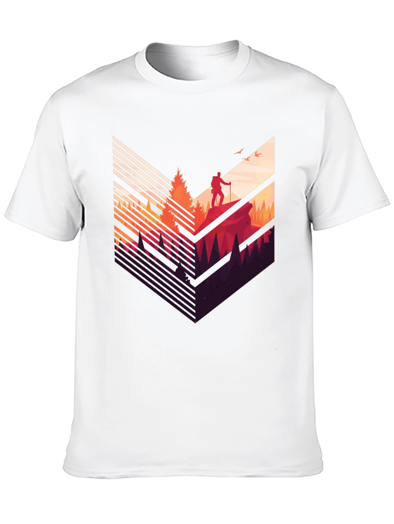 Mountain Hiker Graphic Tee - Adventure Awaits!