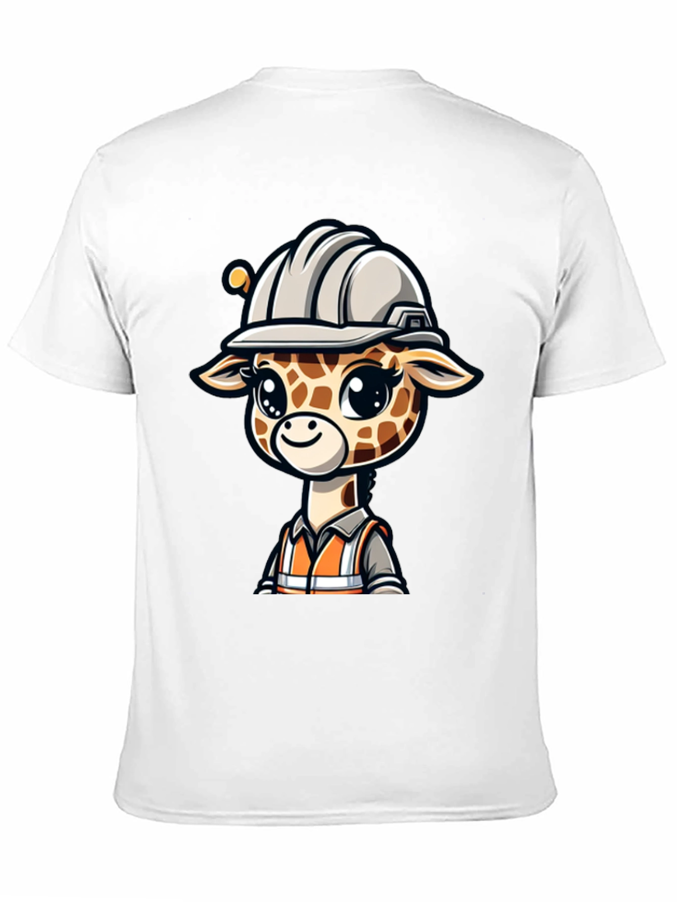 Giraffe Construction Worker T-Shirt