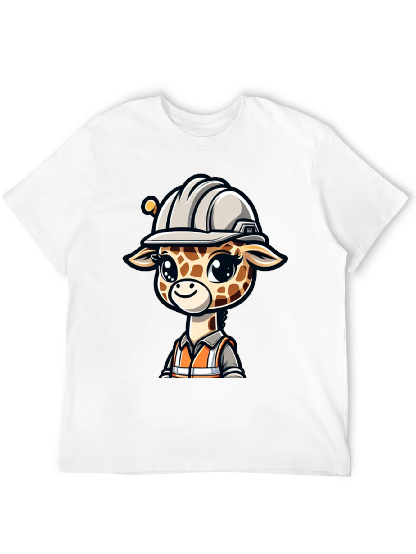 Giraffe Construction Worker T-Shirt