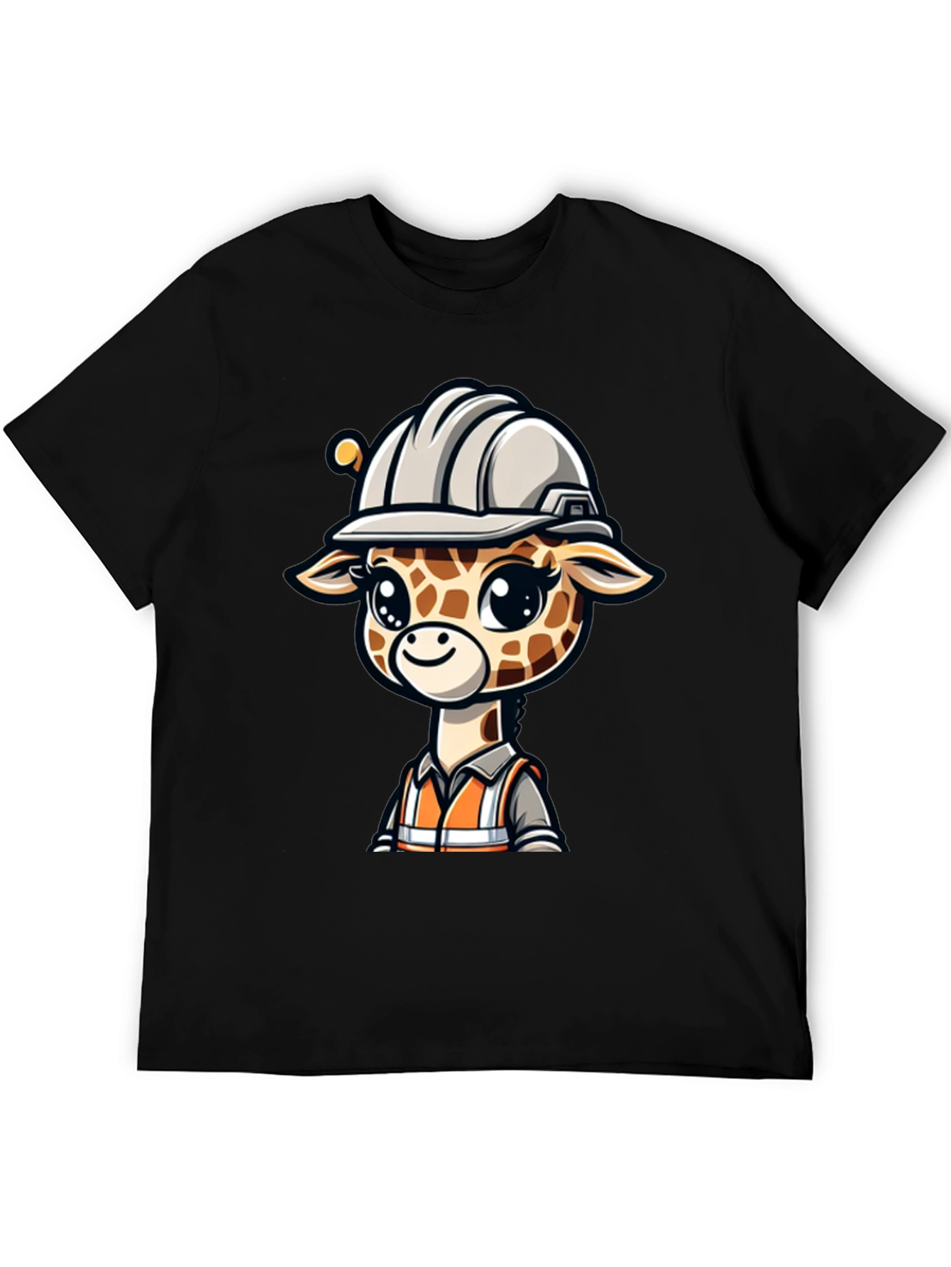 Giraffe Construction Worker T-Shirt