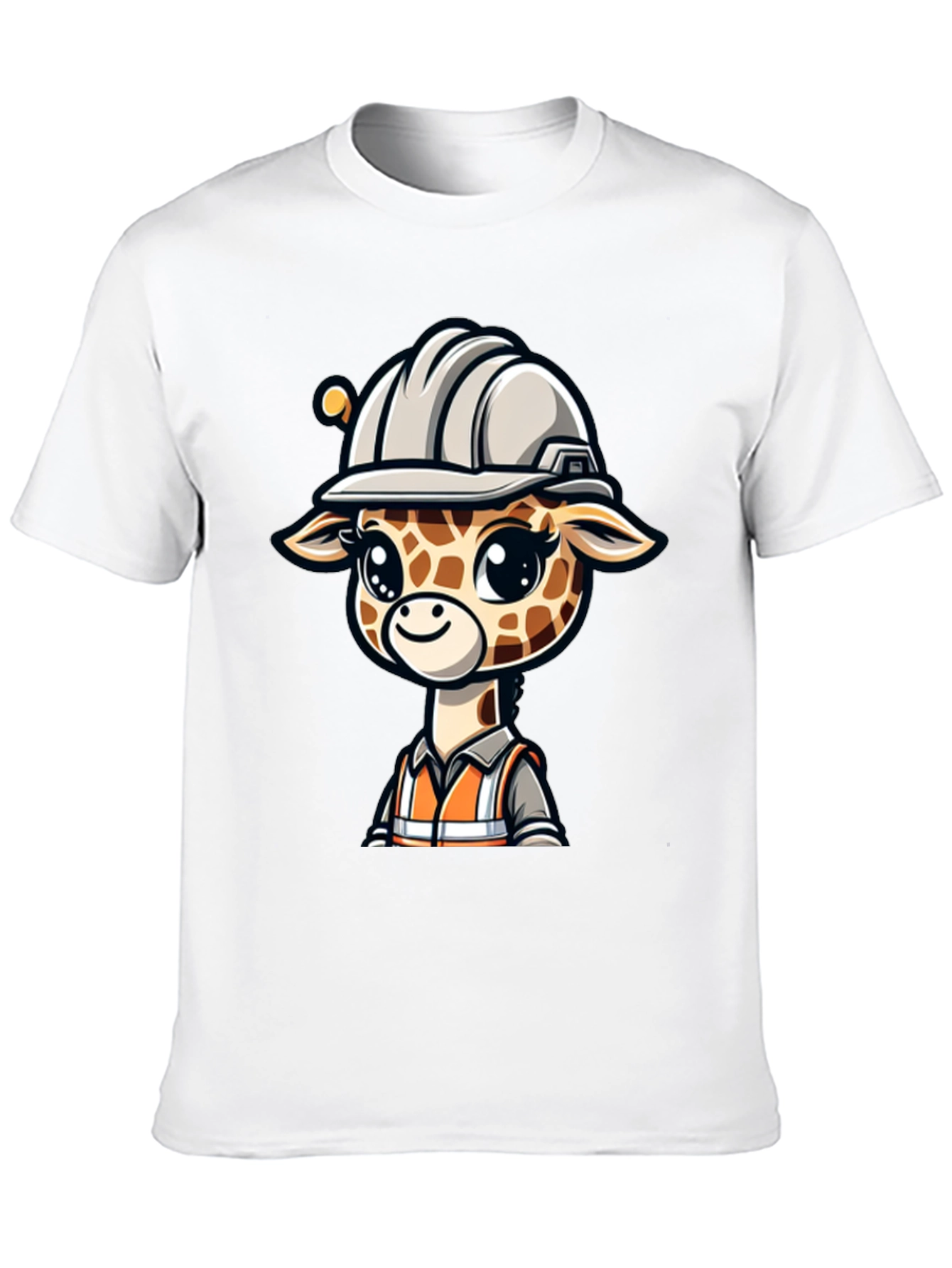 Giraffe Construction Worker T-Shirt