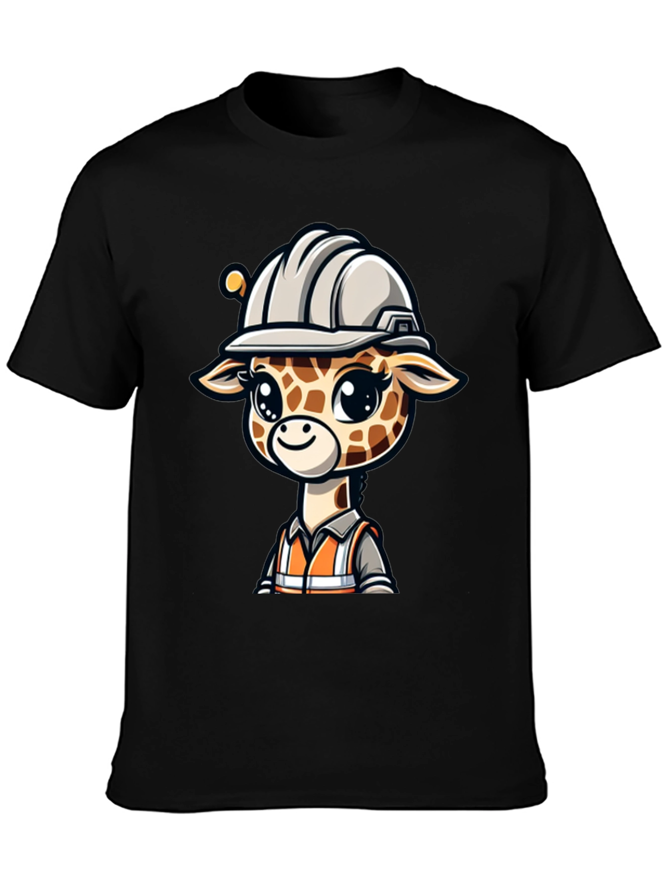 Giraffe Construction Worker T-Shirt