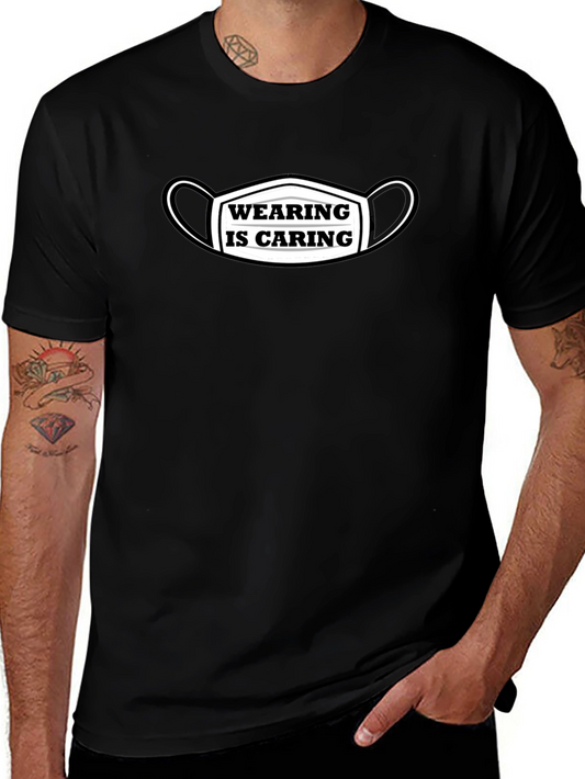 Wearing is Caring Black T-Shirt