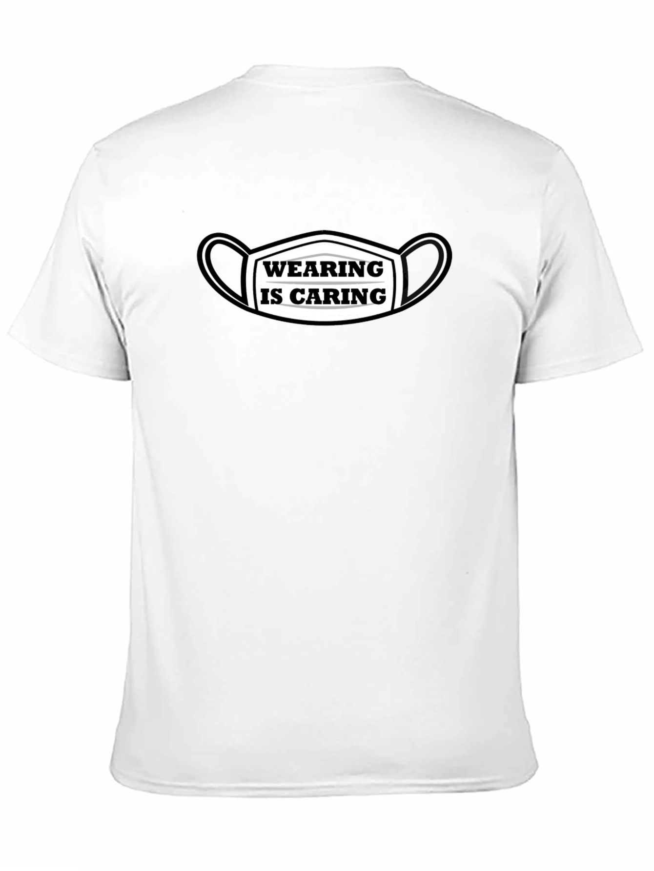 Wearing is Caring Black T-Shirt