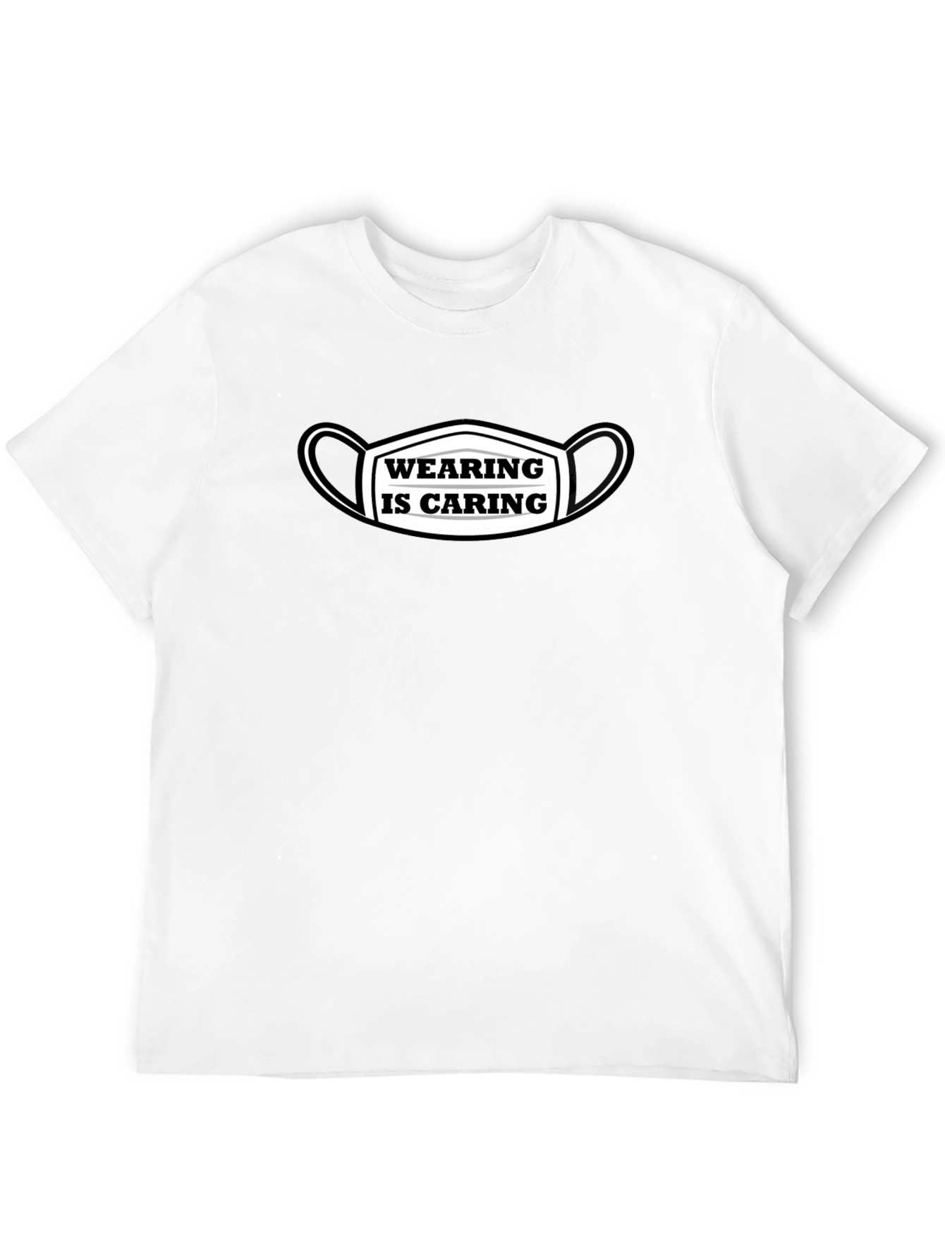 Wearing is Caring Black T-Shirt