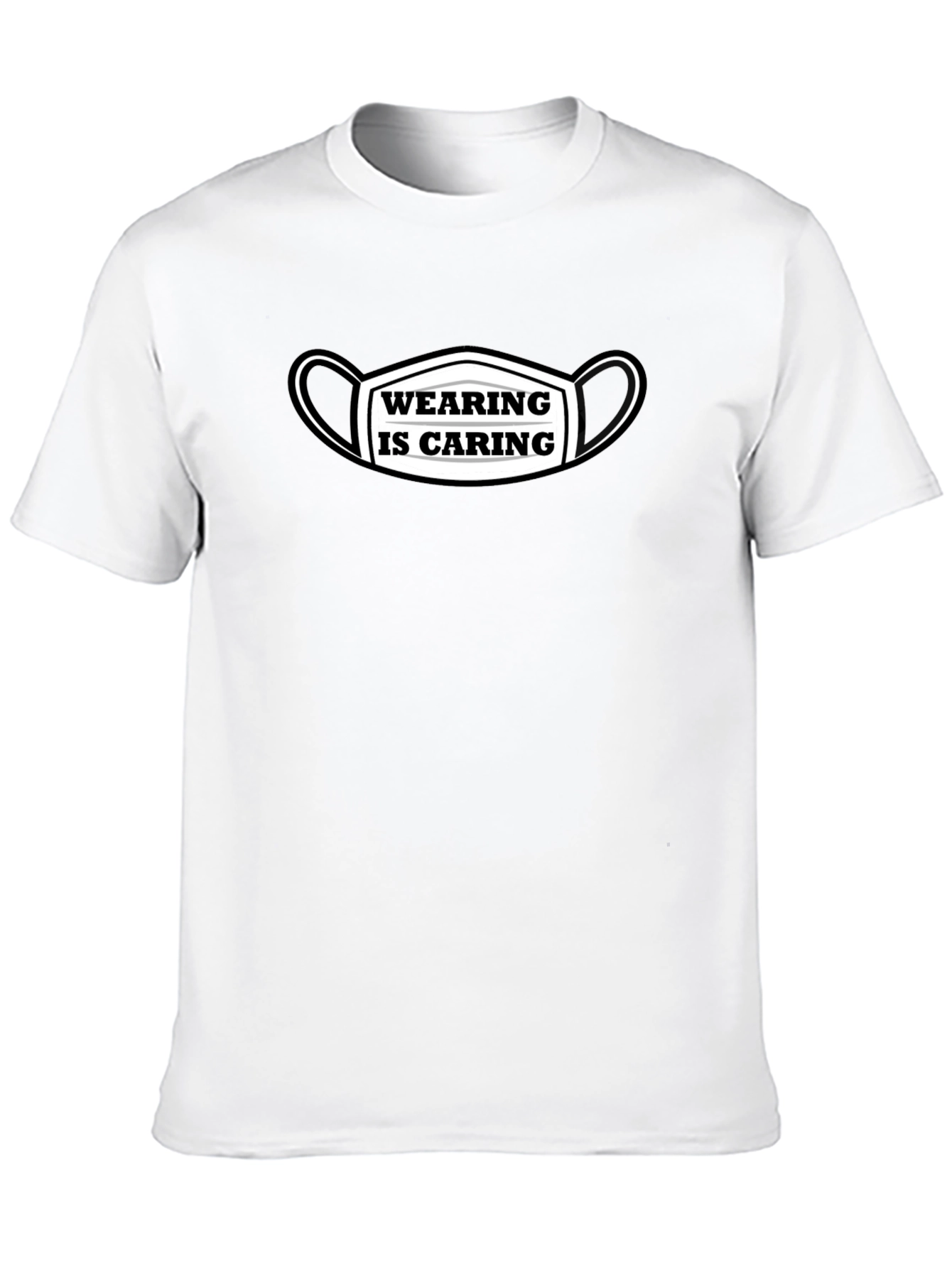Wearing is Caring Black T-Shirt