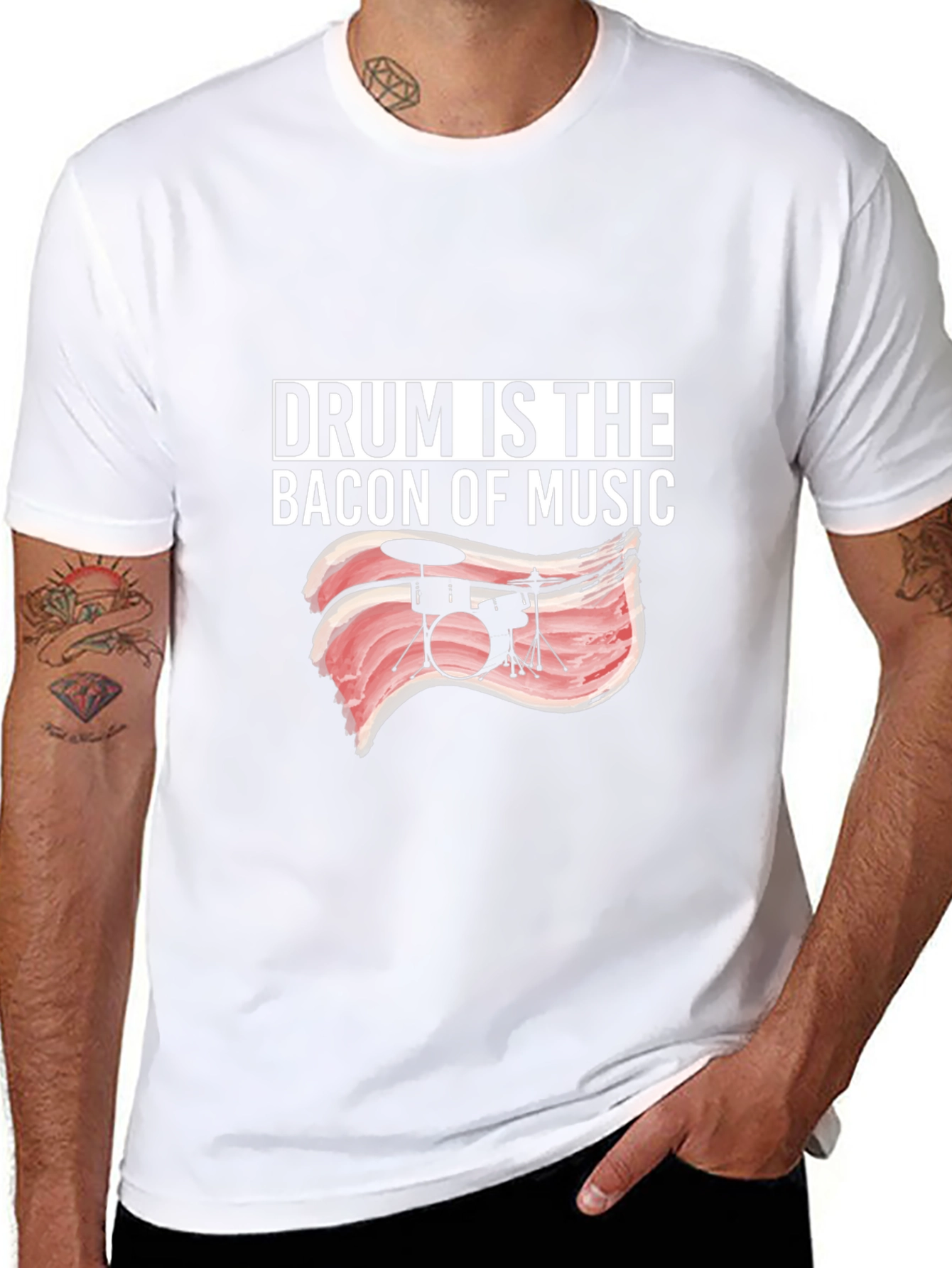 Drum Is The Bacon Of Music T-Shirt