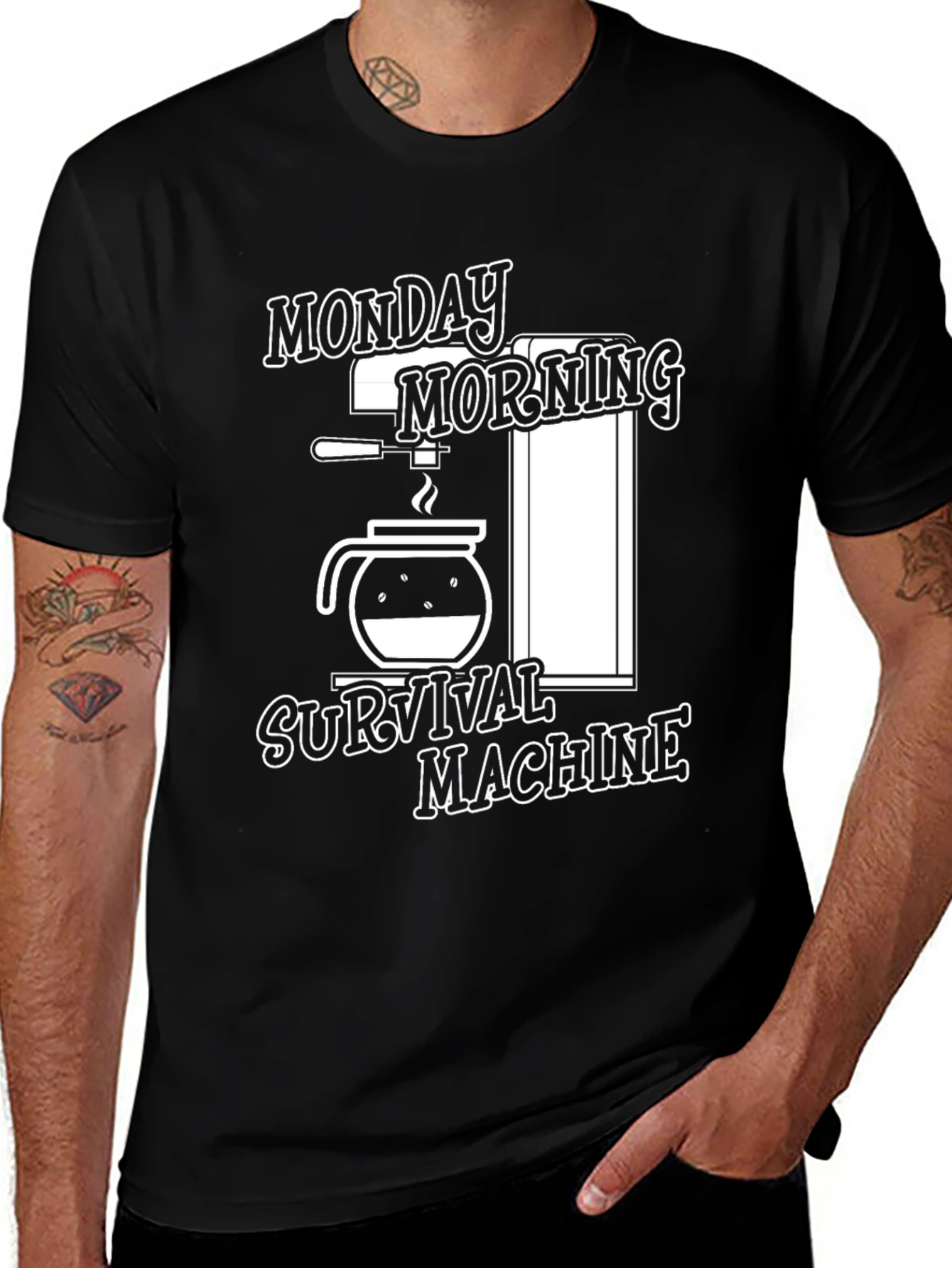 Monday Morning Survival Machine T-Shirt
