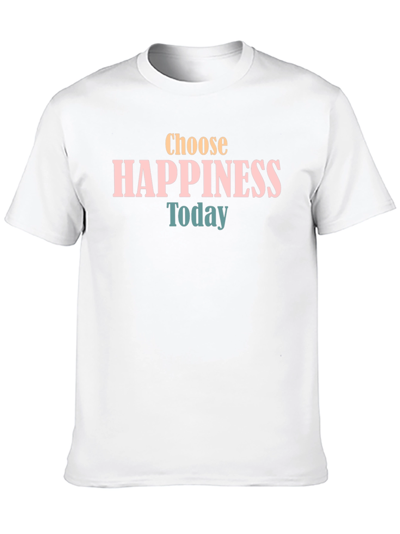 Choose Happiness Today Black T-Shirt