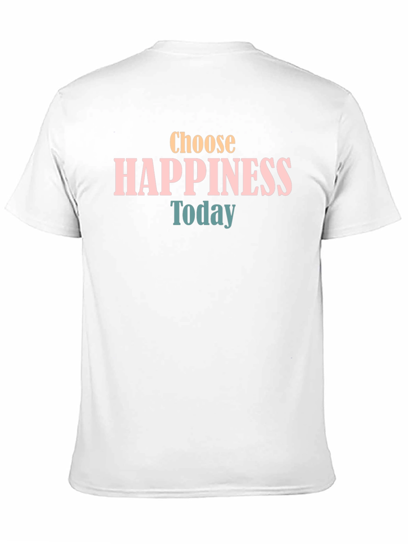 Choose Happiness Today Black T-Shirt