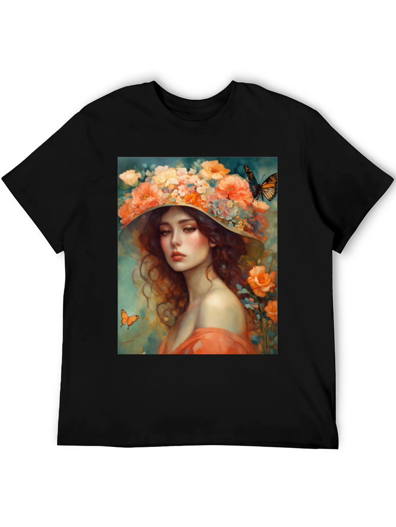 Floral Woman T-Shirt