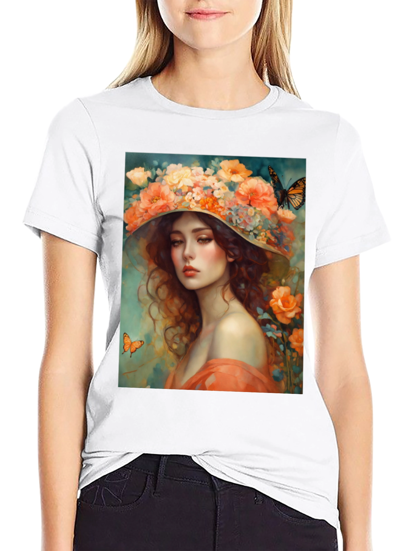 Floral Woman T-Shirt