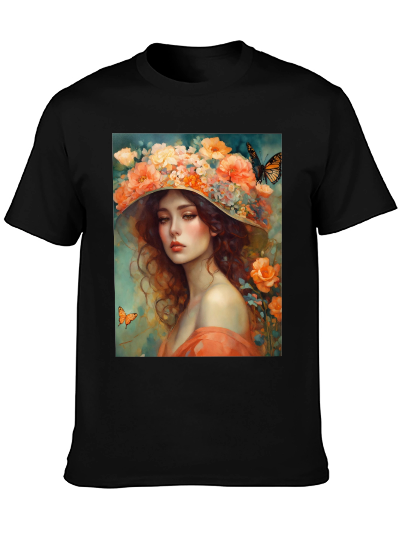 Floral Woman T-Shirt
