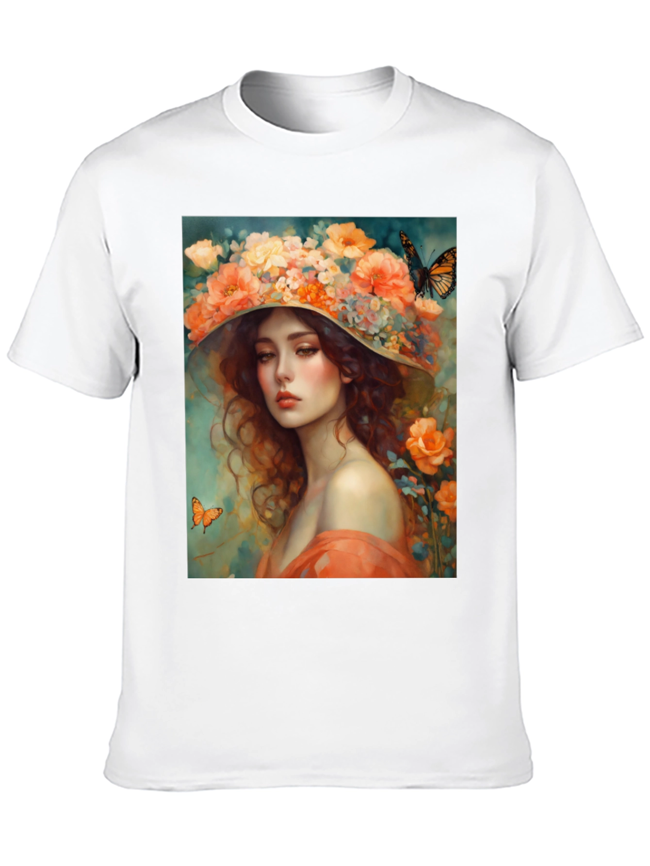 Floral Woman T-Shirt