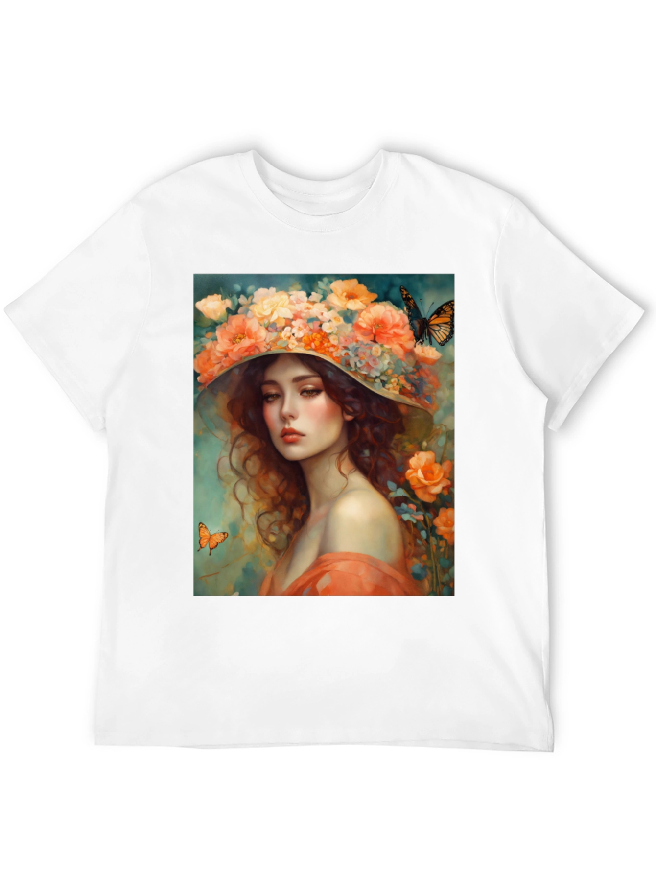 Floral Woman T-Shirt