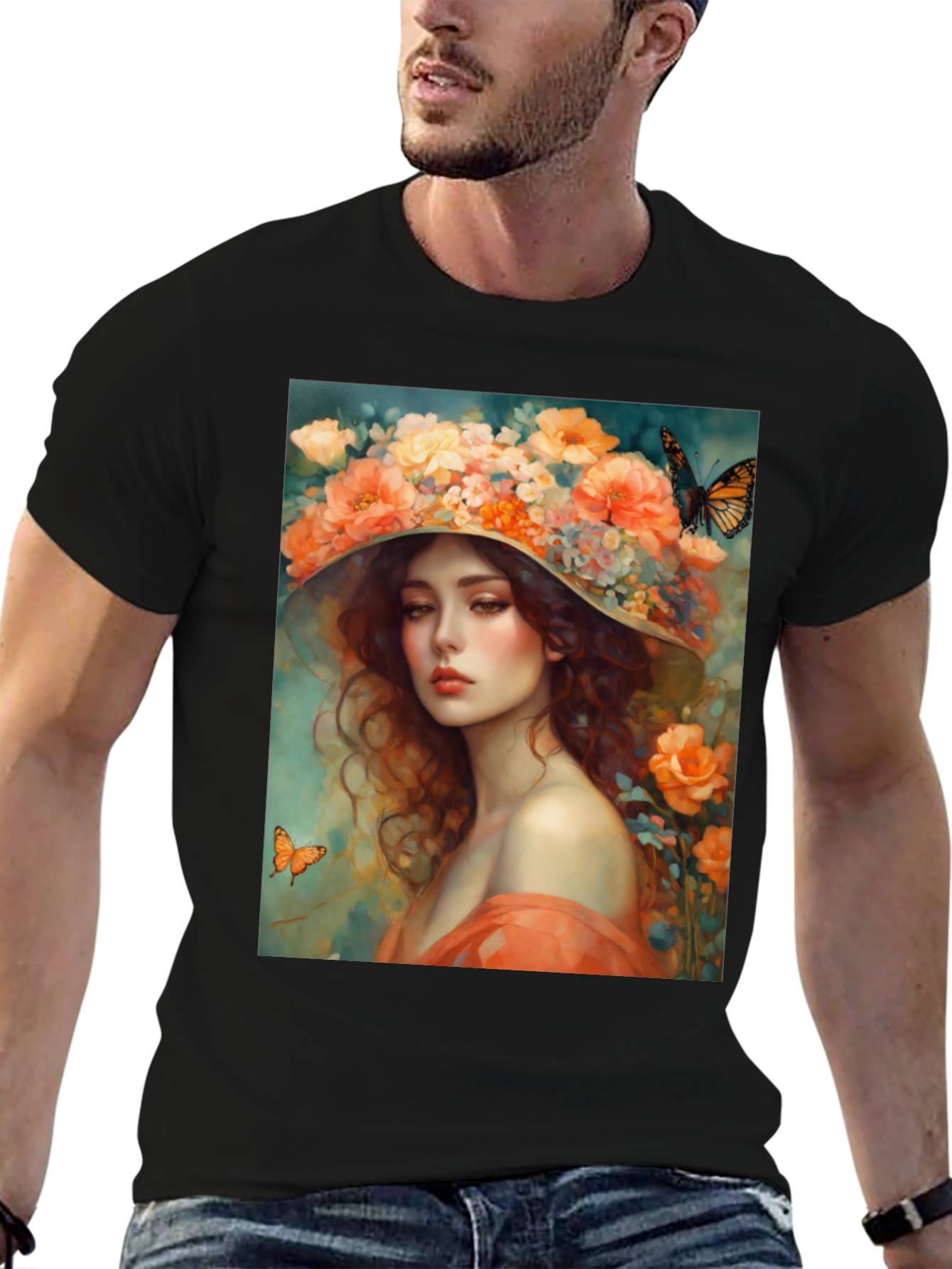 Floral Woman T-Shirt